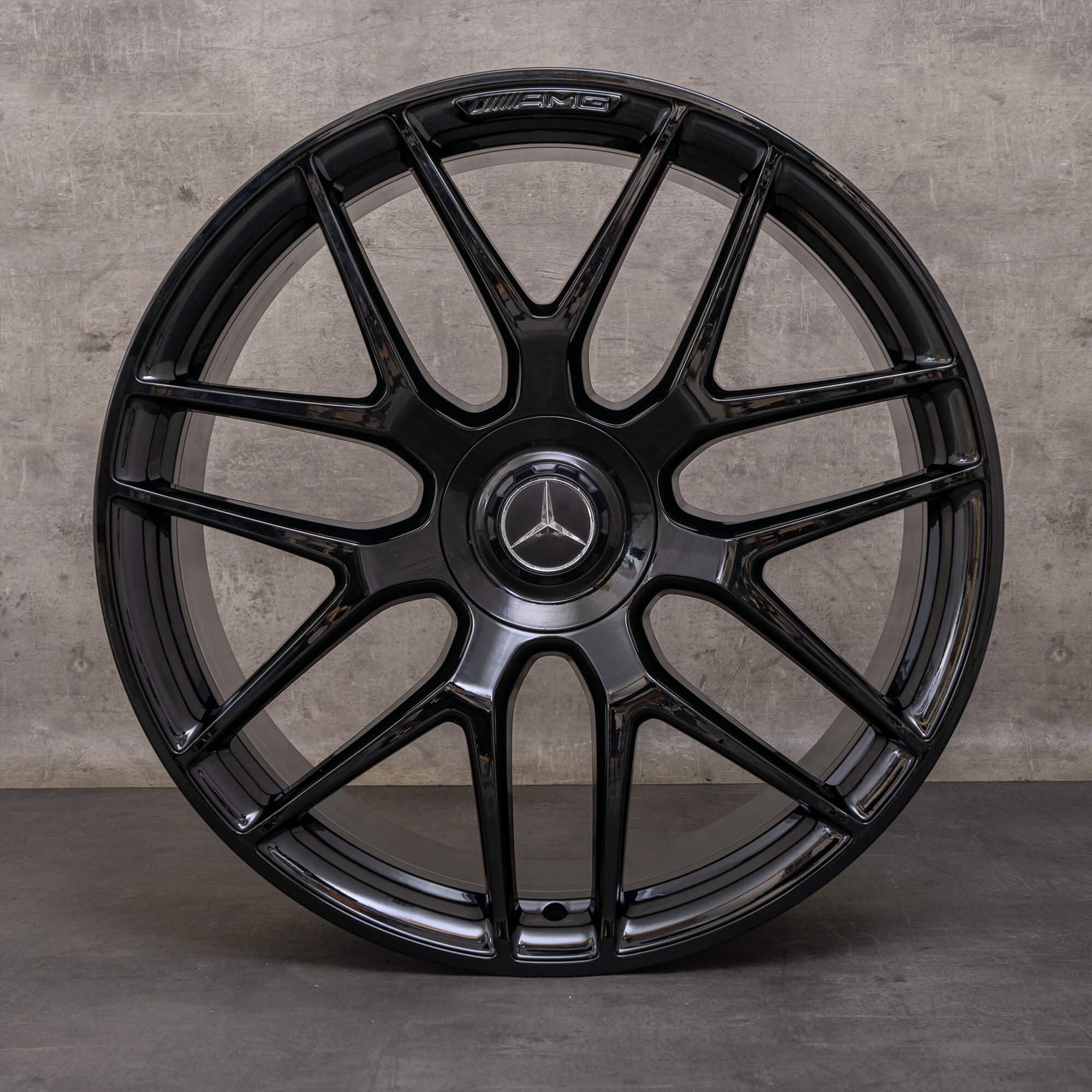 Autentico Mercedes Benz GLE 53 63 AMG cerchi 22 pollici X167 C167 Hybrid A1674015601 A1674015701 nero lucido