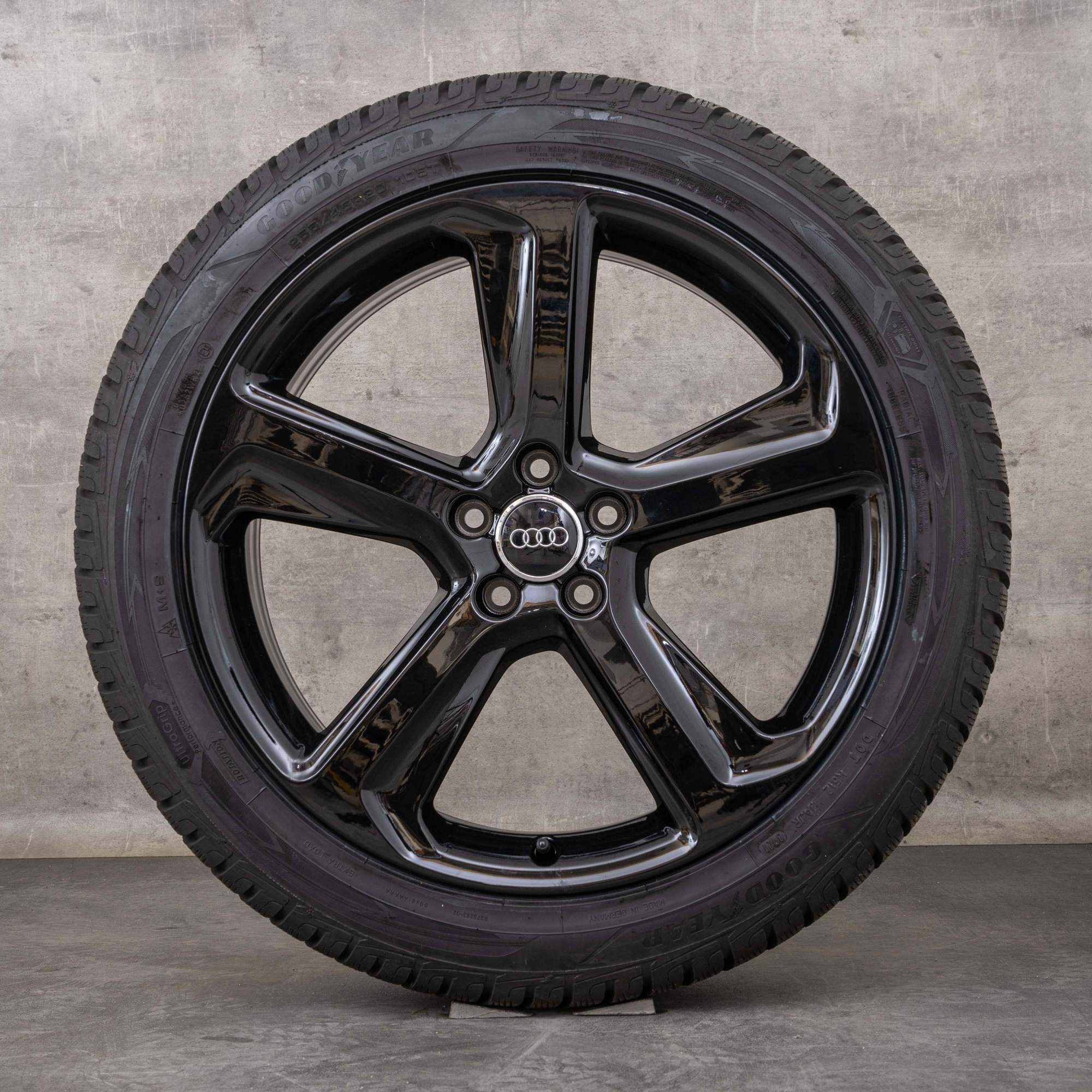 Originali Audi Q5 SQ5 cerchi 20 pollici 8R estivi 8R0601025CA nero lucido