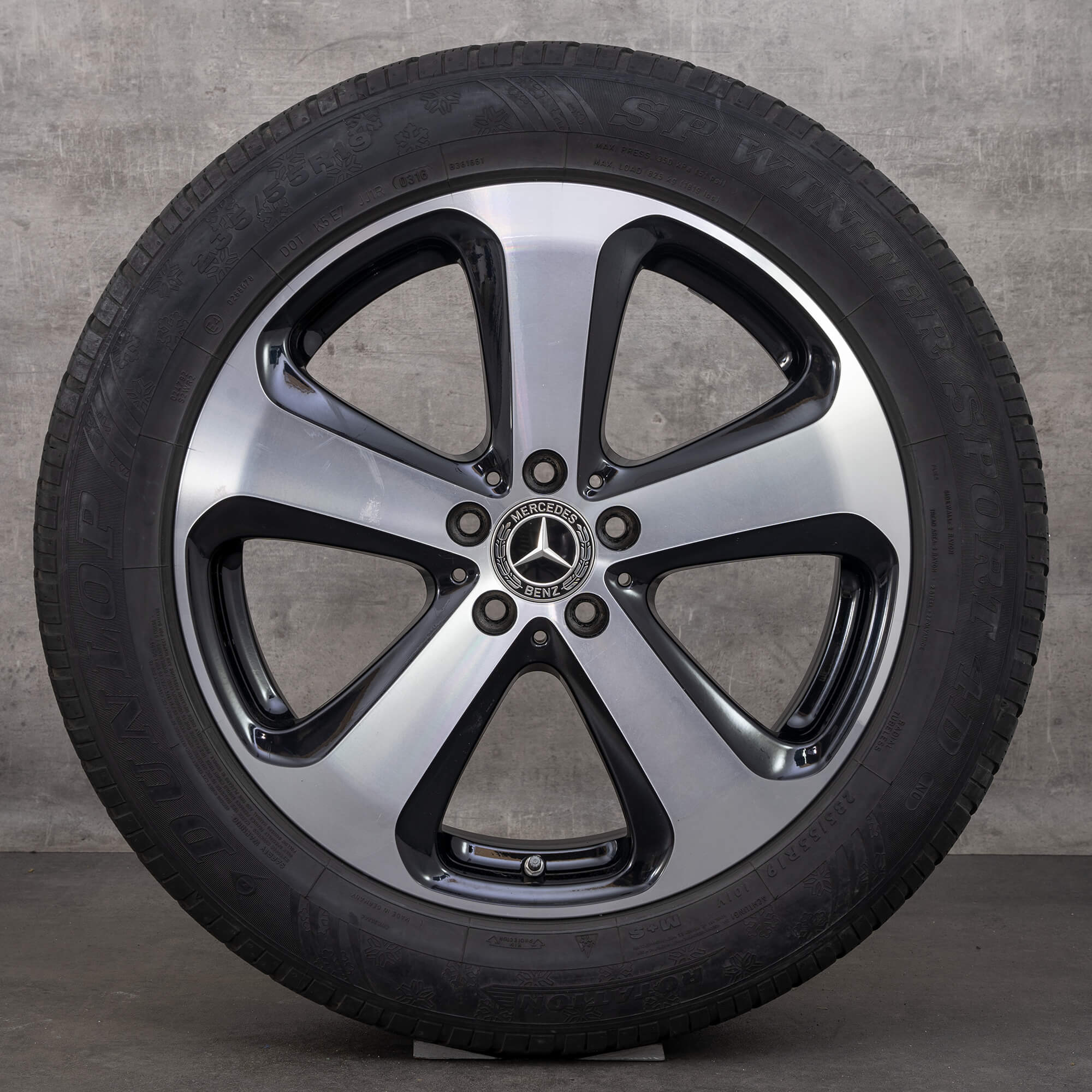 Jantes de alumínio Mercedes Benz 19 polegadas GLC X253 jantes inverno completas