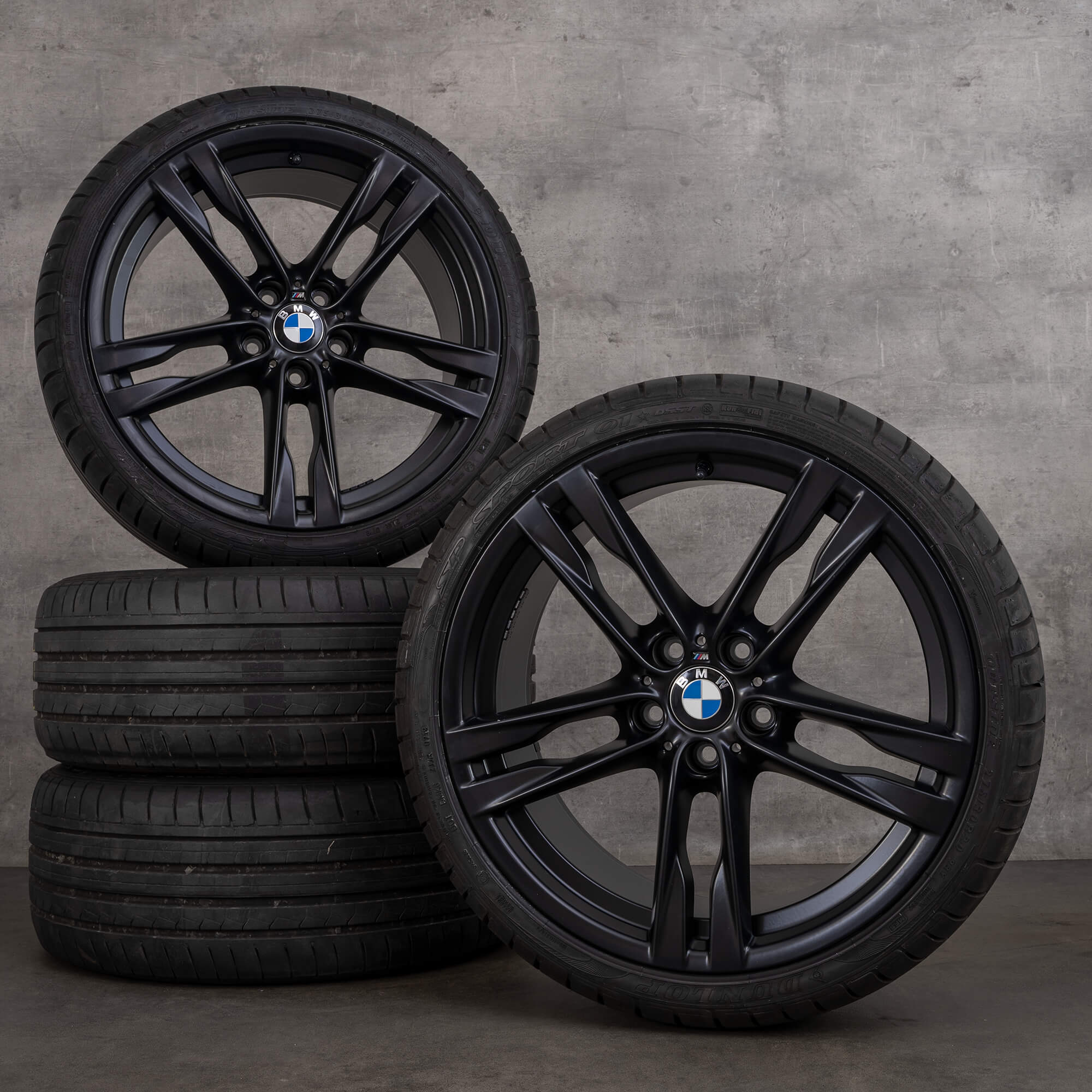 BMW 5 series F10 F11 6 F12 F13 rims 20 inch summer tires 373 M 7843715 ...