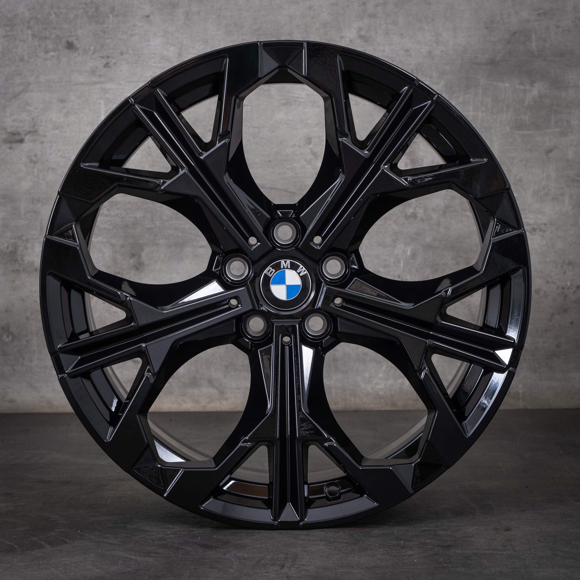 Originální disky BMW řady 2, Řada 3 a 4, 19 palců, G42, G20, G21, G22, G23, styl 1038 i, 5A64AF0, 5A64AF3, lesklá černá