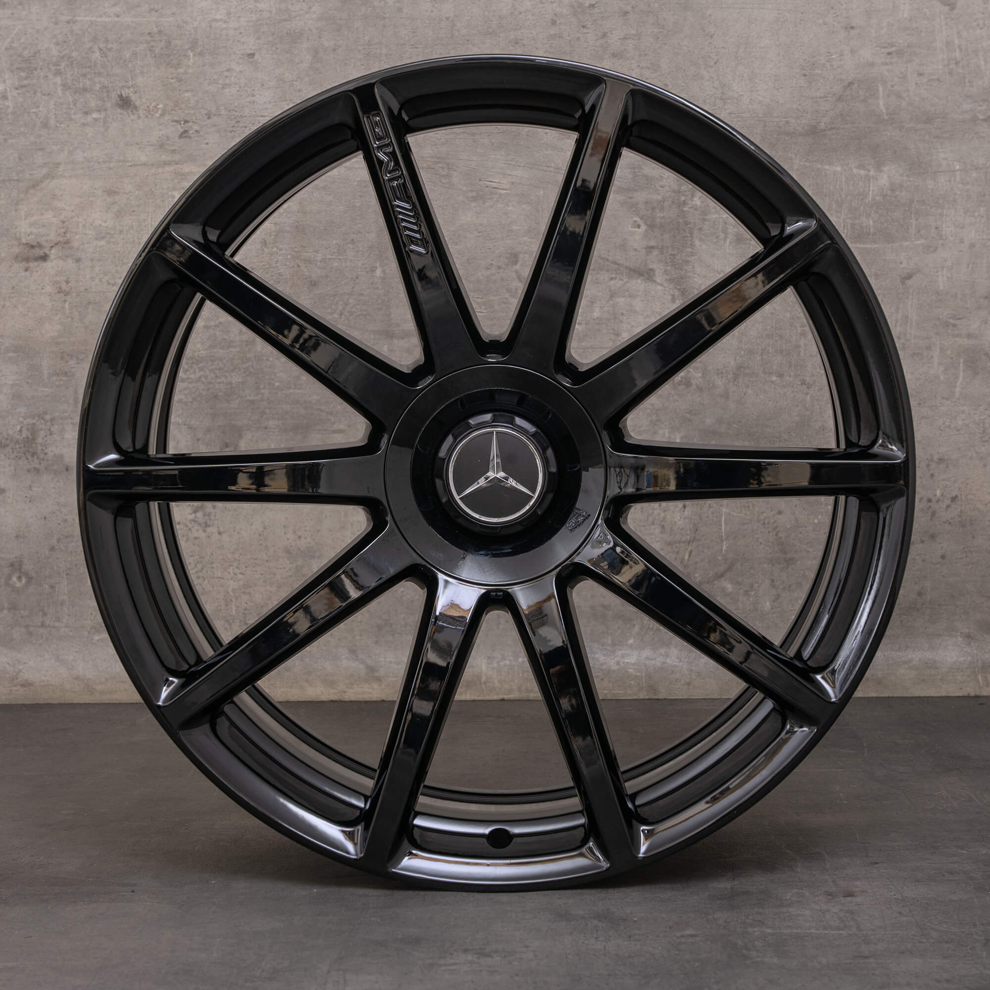 Genuine Mercedes Benz Classe S S63 S65 AMG ruote 20 pollici W222 C217 A217 A2224010600 A2224010700 nero lucido