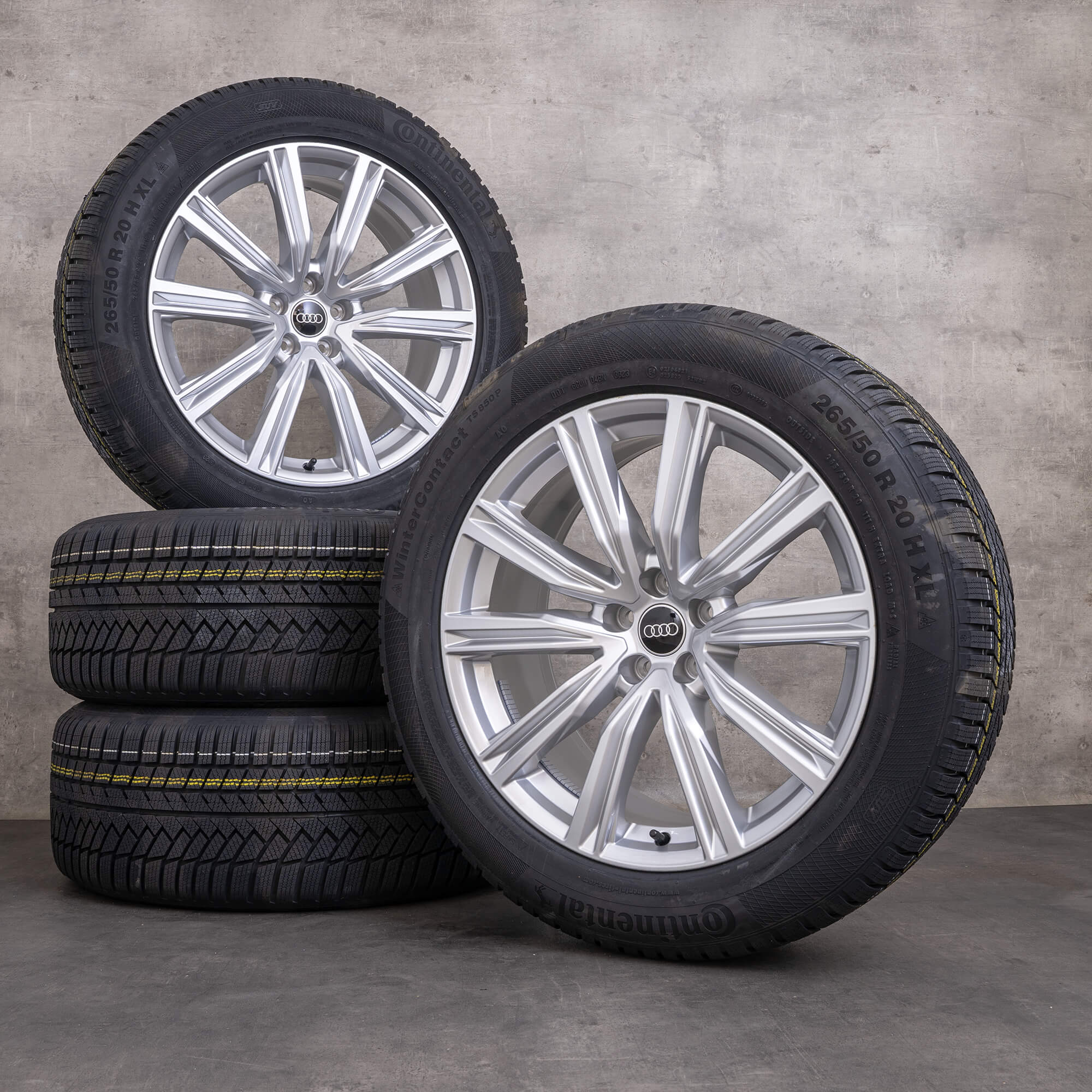 OEM Audi Q8 SQ8 winter wheels 20 inch 4M rims 4M8601025T silver NEW
