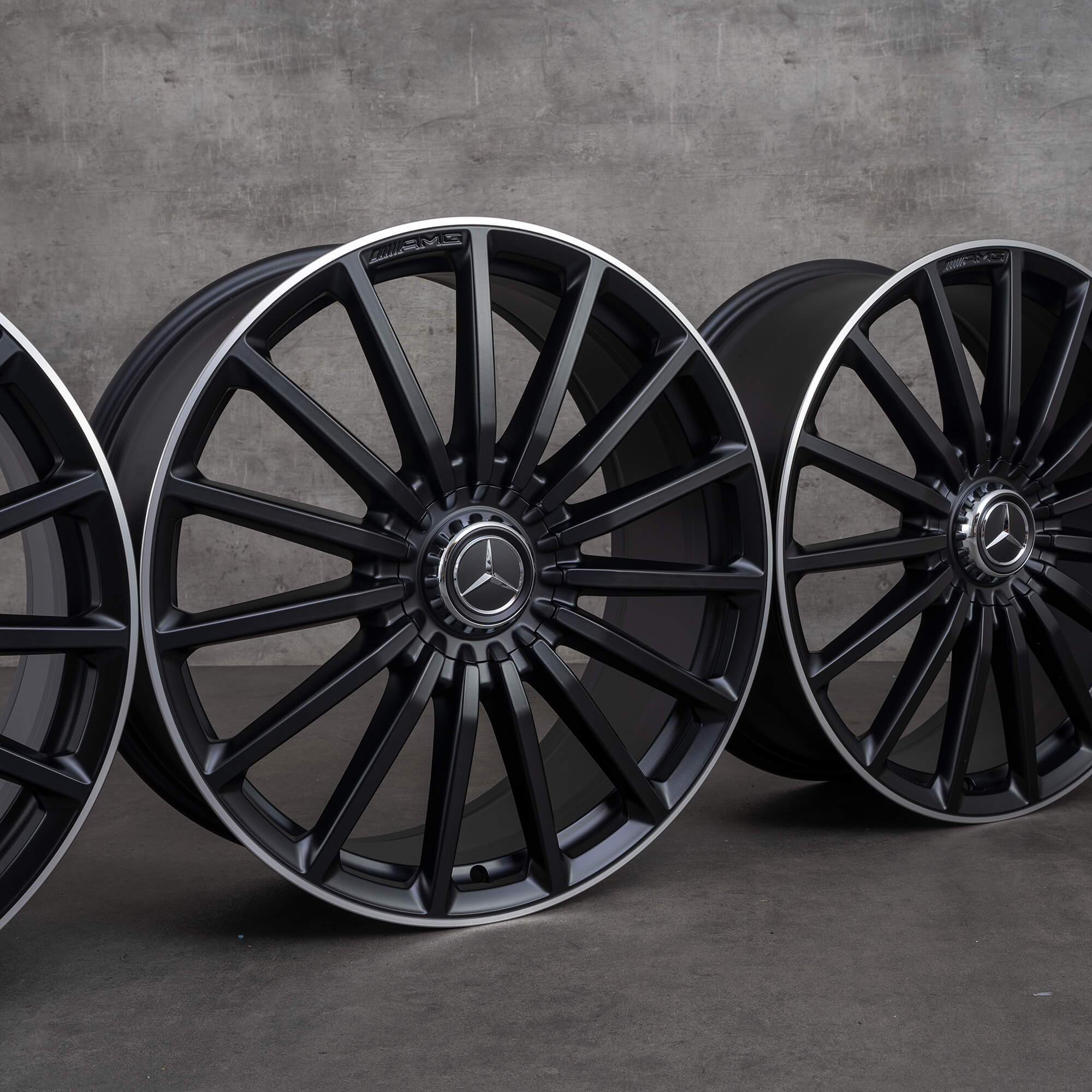 Oem Mercedes Benz GLA GLB 35 45 Jantes AMG 21 pouces X247 H247 A2474012200 noir satiné brillant NEUF