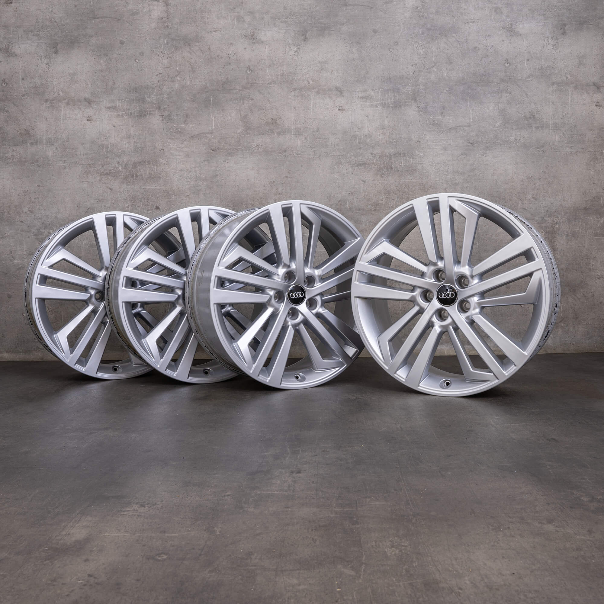OEM Audi Q5 SQ5 Rims 20 inch FY 80A601025L silver glossy