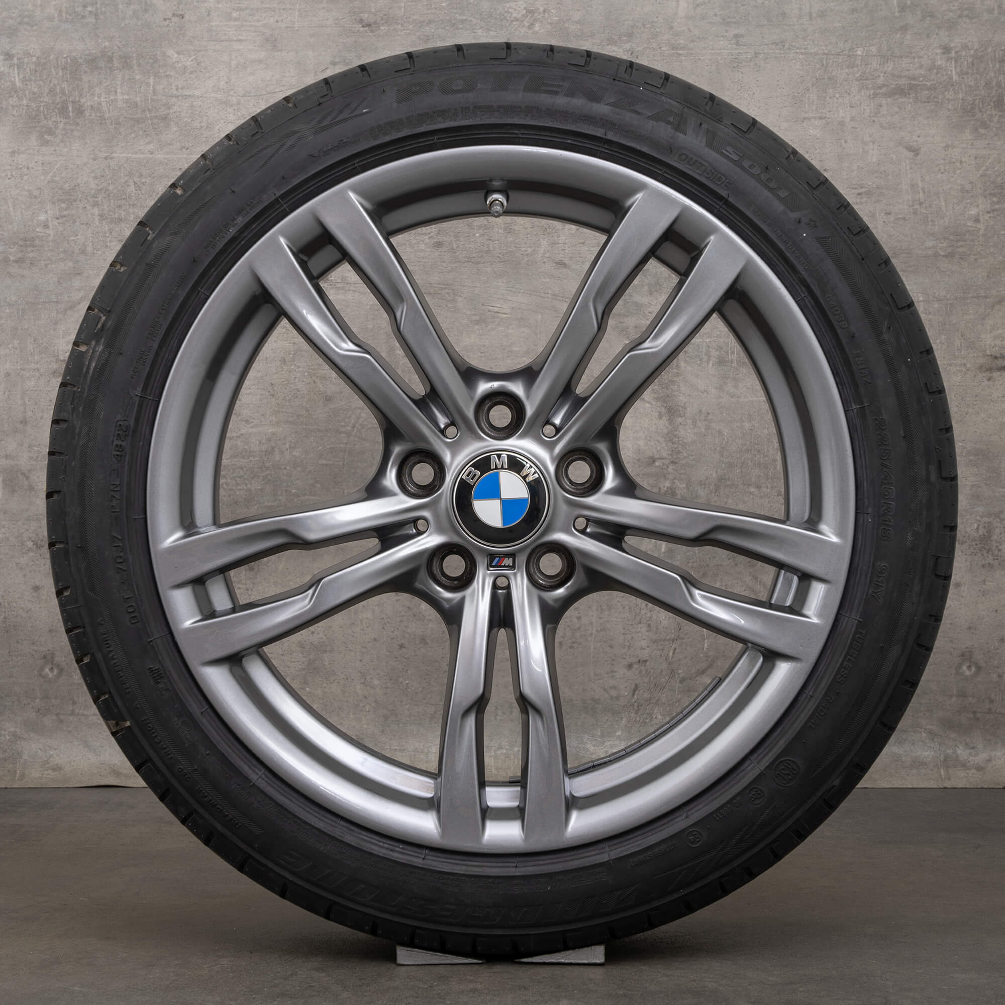 BMW 18 inch rims 3 series F30 F31 4 F32 F33 F36 M441 summer tires BMW 18 inch rims 3 series F30 F31 4 F32 F33 F36 M441 summer tires