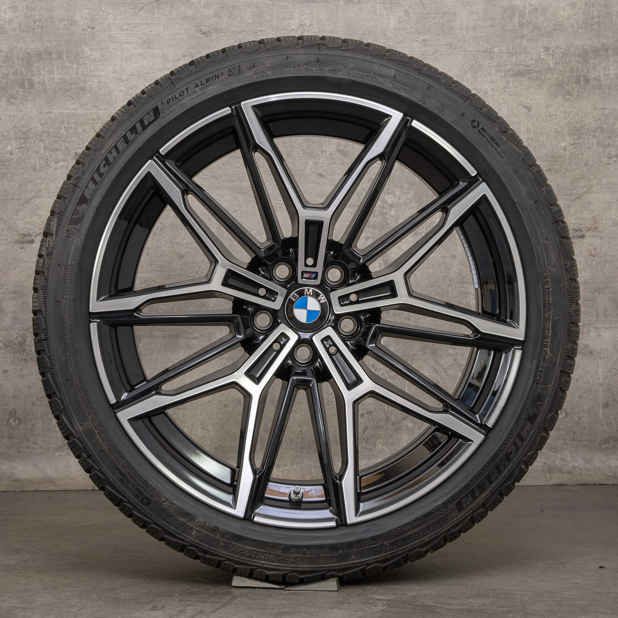 OEM BMW M2 rims 19 20 inch G87 Coupe winter wheels 7882869 7882870 930 M jet black tires