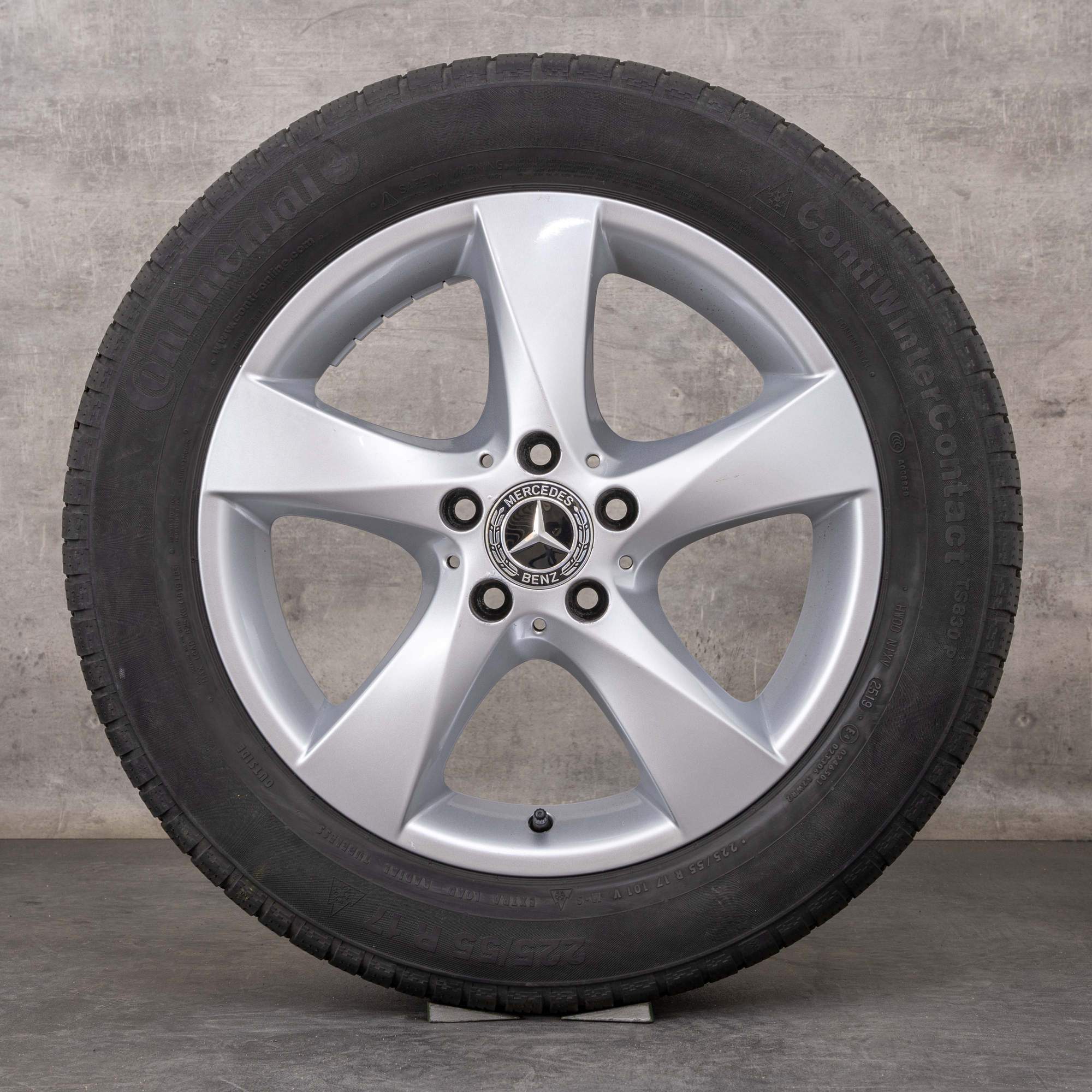 Alkuperäiset Mercedes Benz V-sarja Vito talvirenkaat 17 tuuman W447 W639 vanteet A4474012200 vanadiinihopea