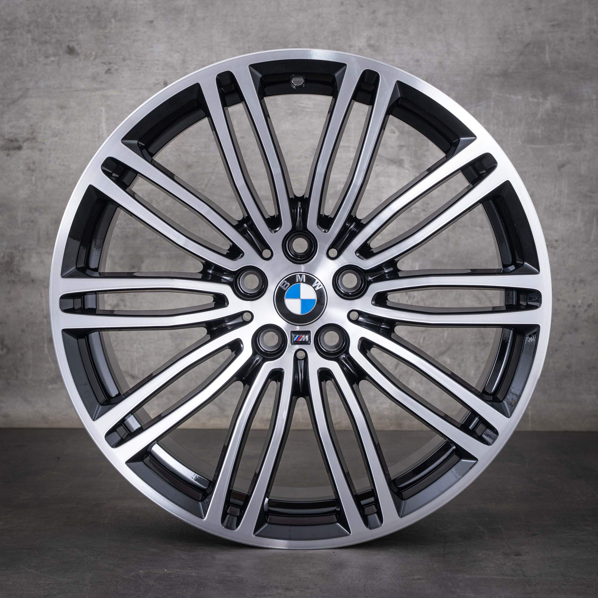 Originele BMW 5 Serie velgen 19 inch G30 G31 Styling 664 M 7855083 7855084 zwart gepolijst NIEUW