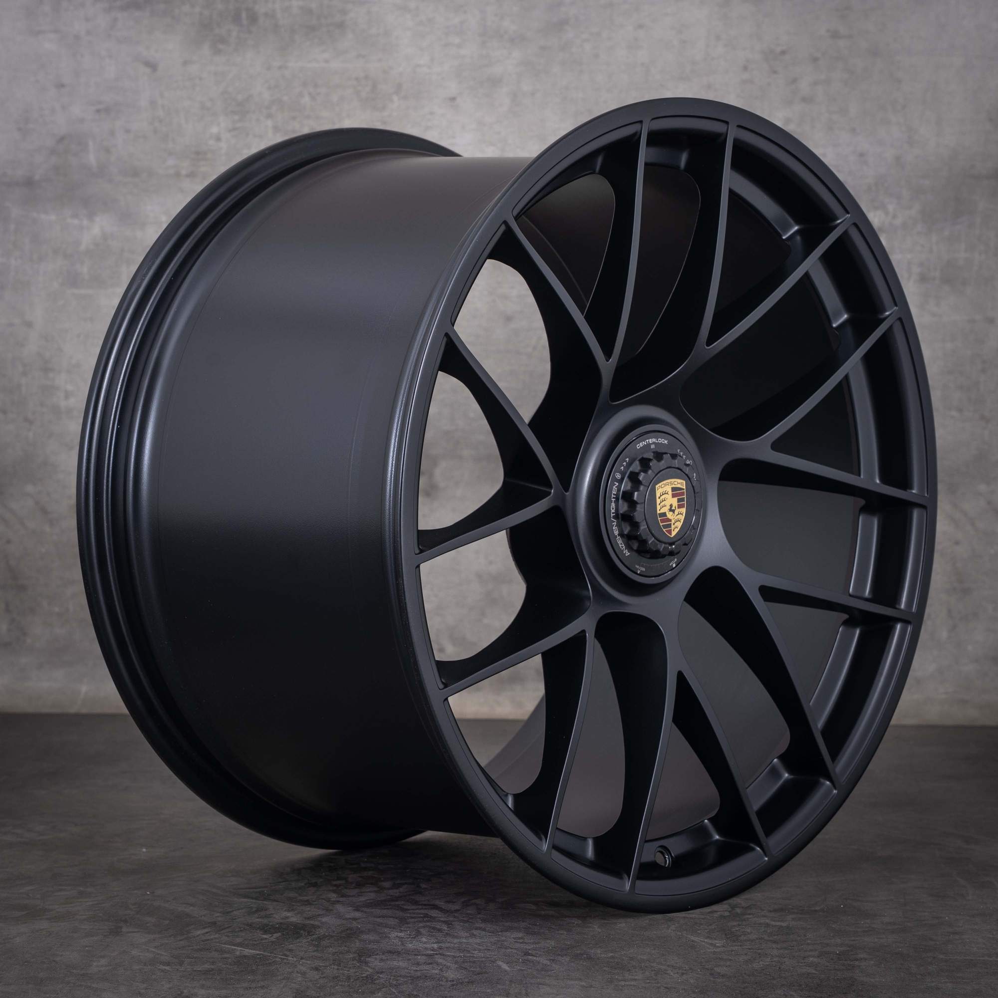 Jantă originală Porsche 991 GTS 20 de inci 99136277101 jantă din aluminiu vopsită în negru mat