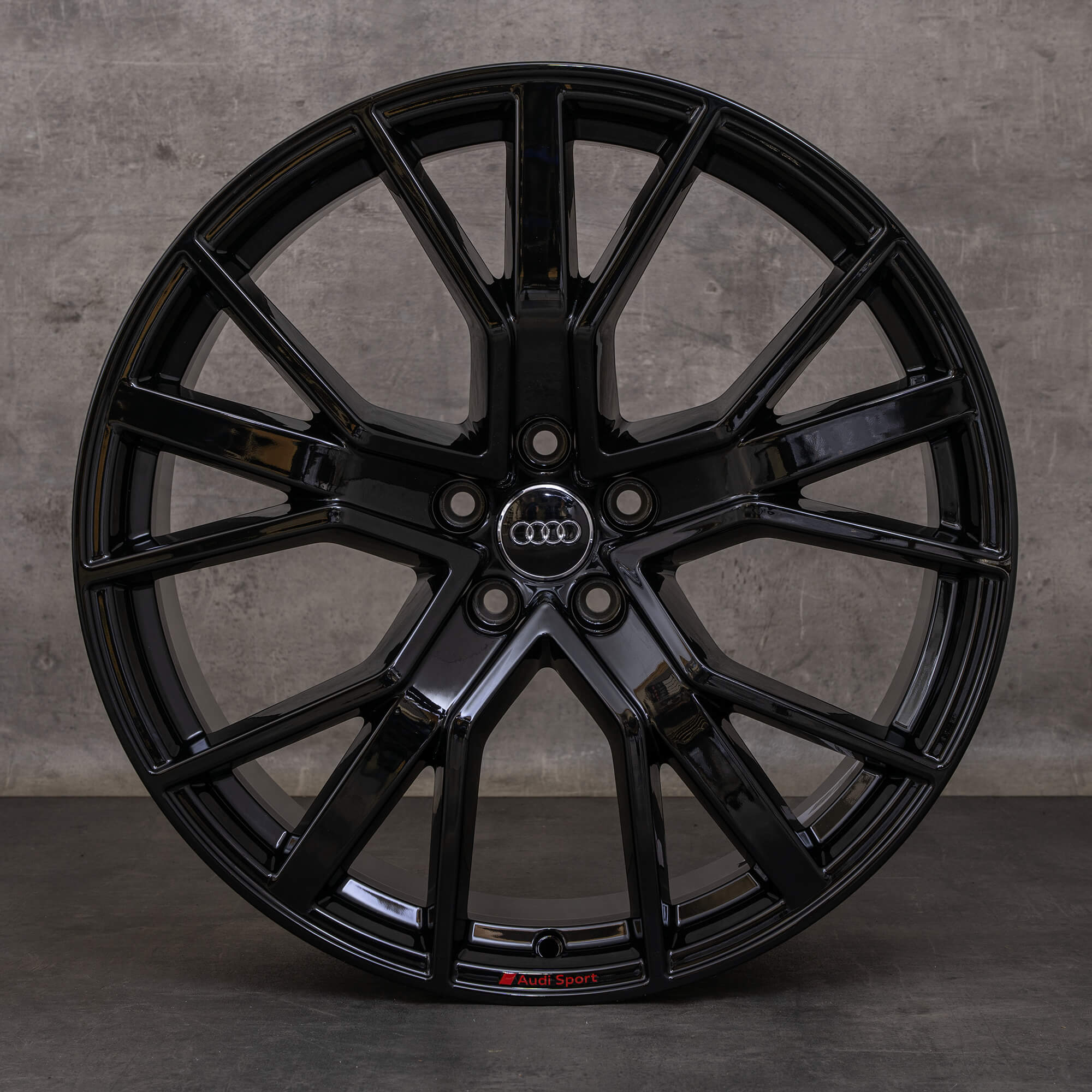 Originele Audi RS6 velgen 21 inch 4G RS 4G0601025CL zwart glanzend