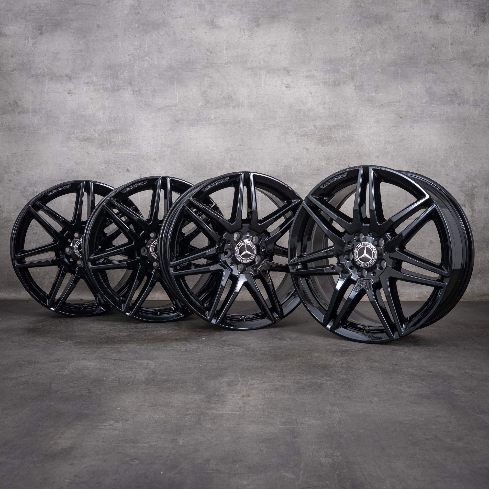 Jante originale Mercedes-Benz Clasa V AMG de 19 inci W447 A4474015100 negru lucios