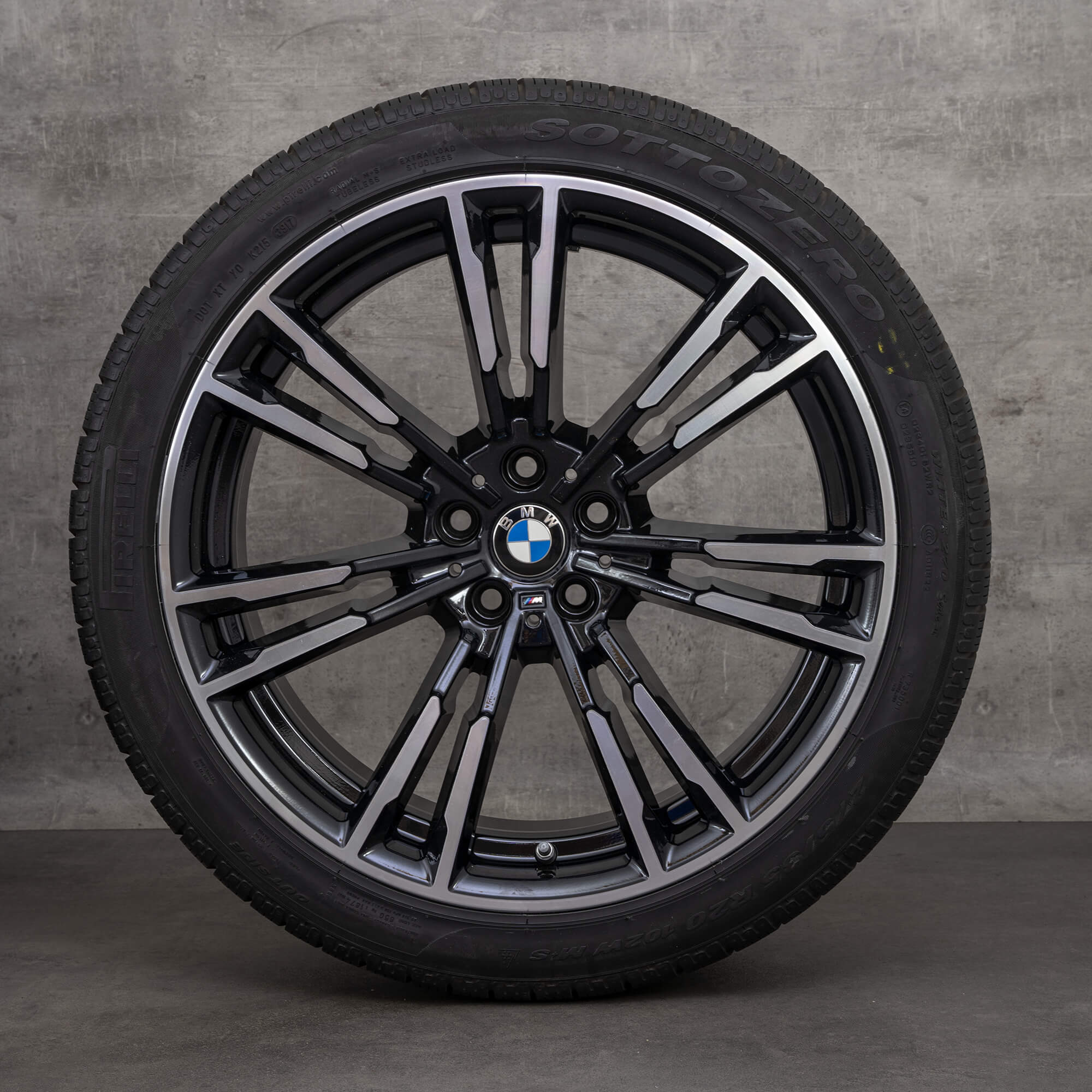 BMW 20 tommer fælge M5 F90 vinterdæk komplette vinterhjul 8073977 8073979 M706