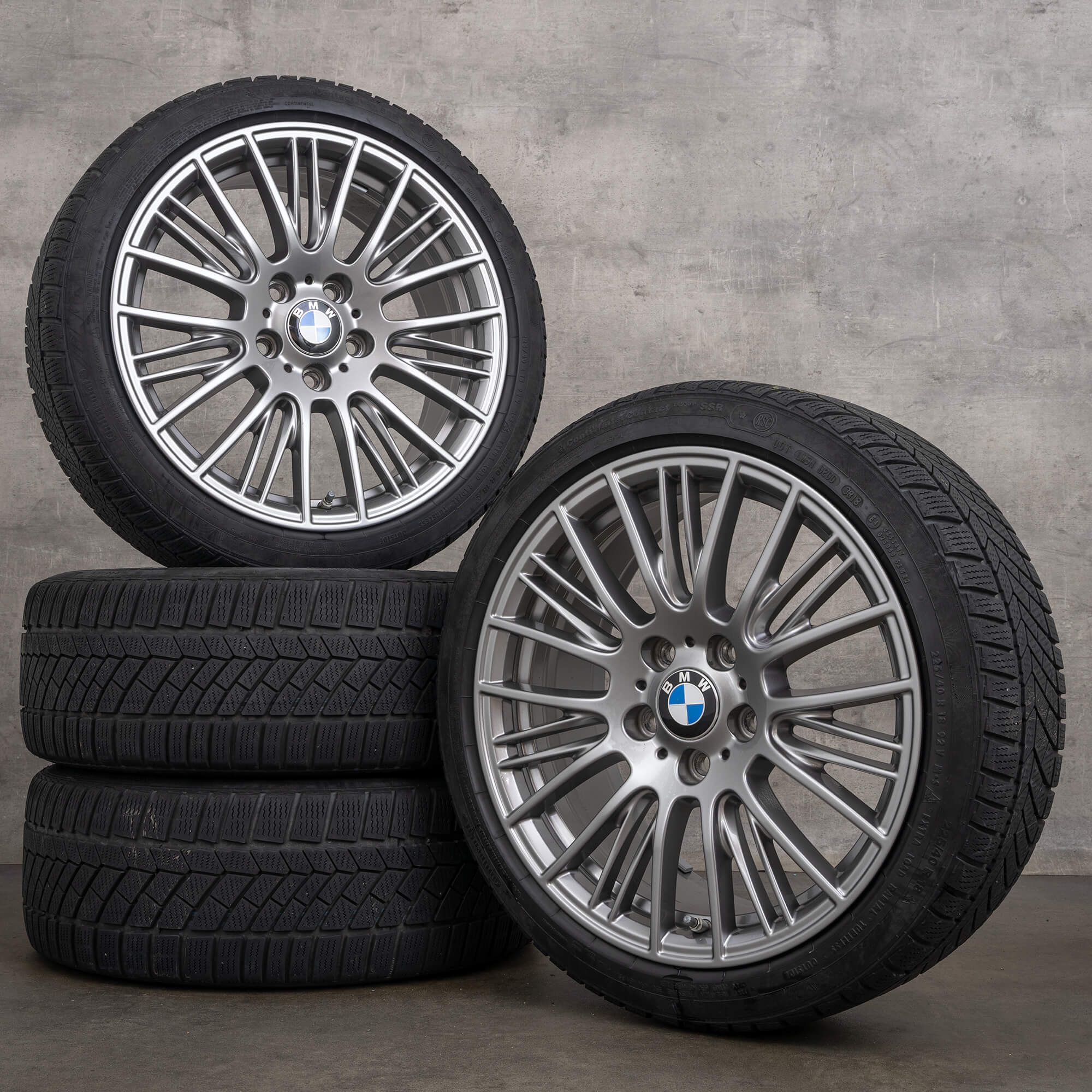 BMW 1 Serisi F20 F21 2 F22 F23 kış jantları 18 inç jantlar lastikleri stil 388