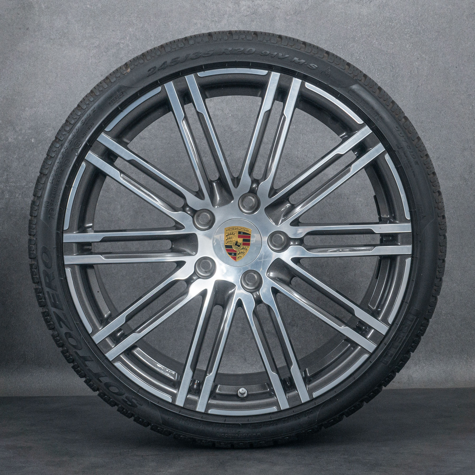 Oryginalne 20-calowe koła zimowe Porsche 991 Turbo III 99104460152 Opony