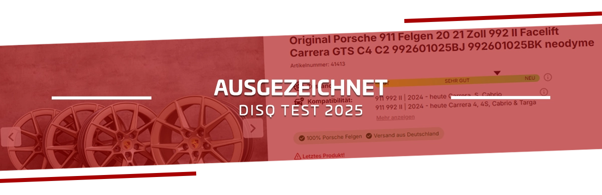 DISQ Test 2025 Original Räder 24