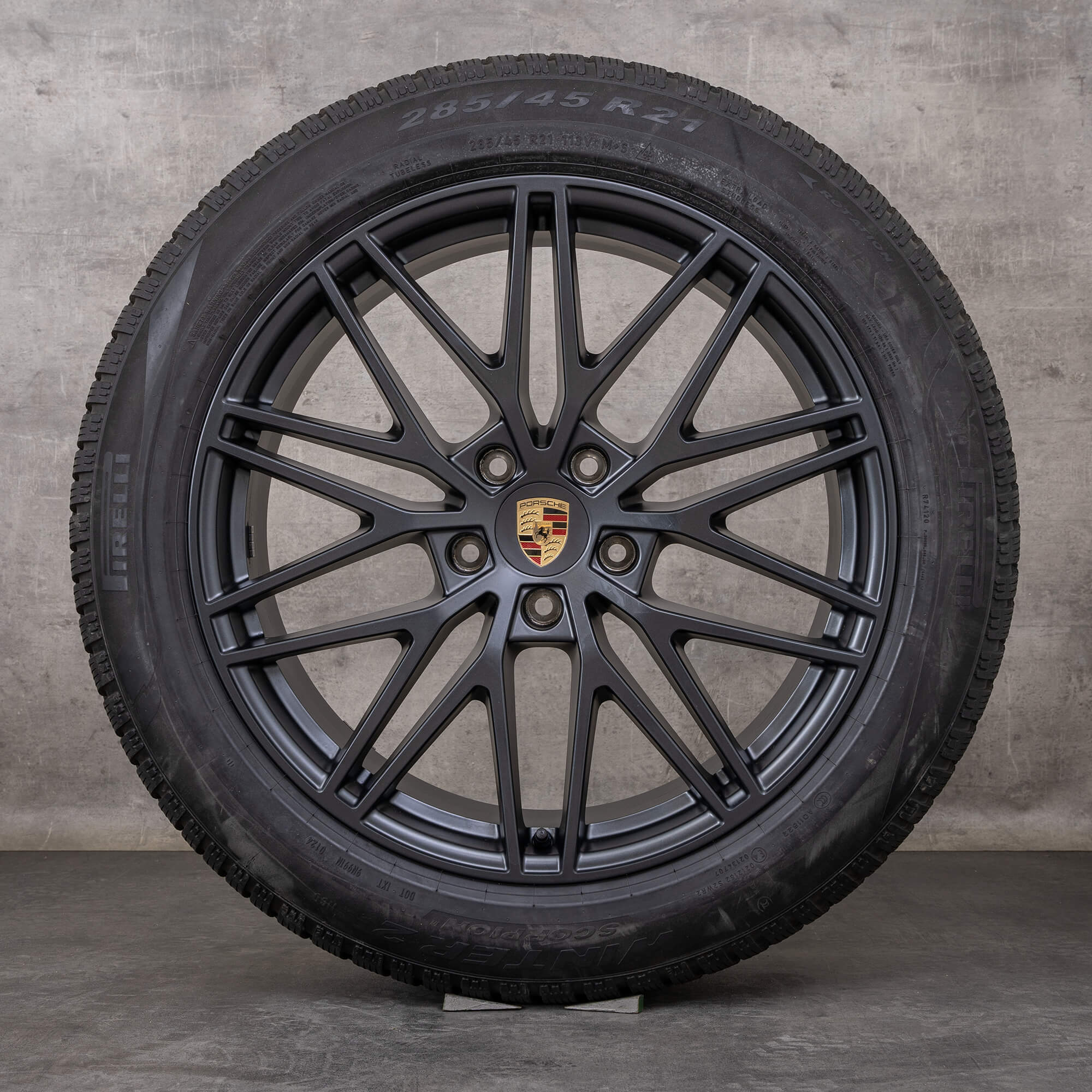 OEM Porsche Cayenne Coupe snow tire packages 21 inch rims 9YA II