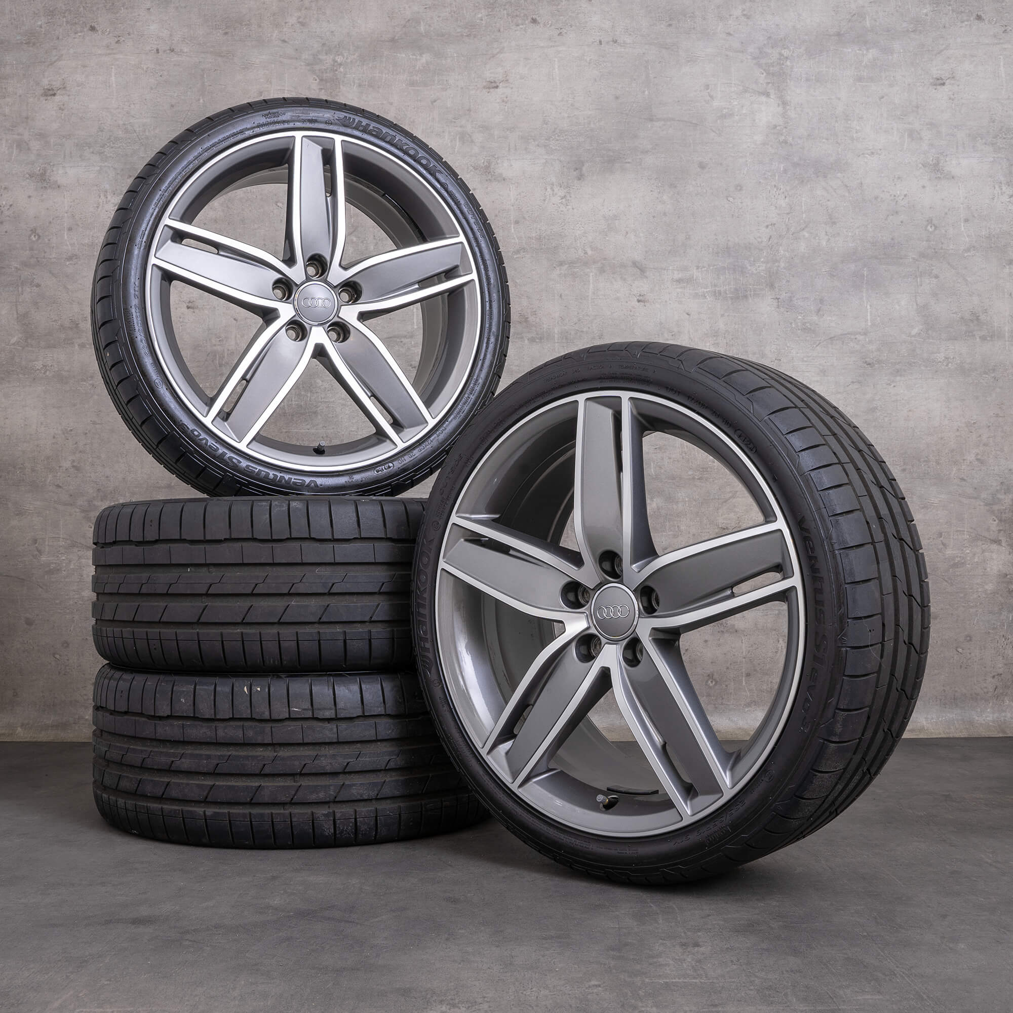 Originale Audi A3 S3 RS3 cerchi 19 pollici 8V 8Y estivi 8V0601025AS antracite lucido