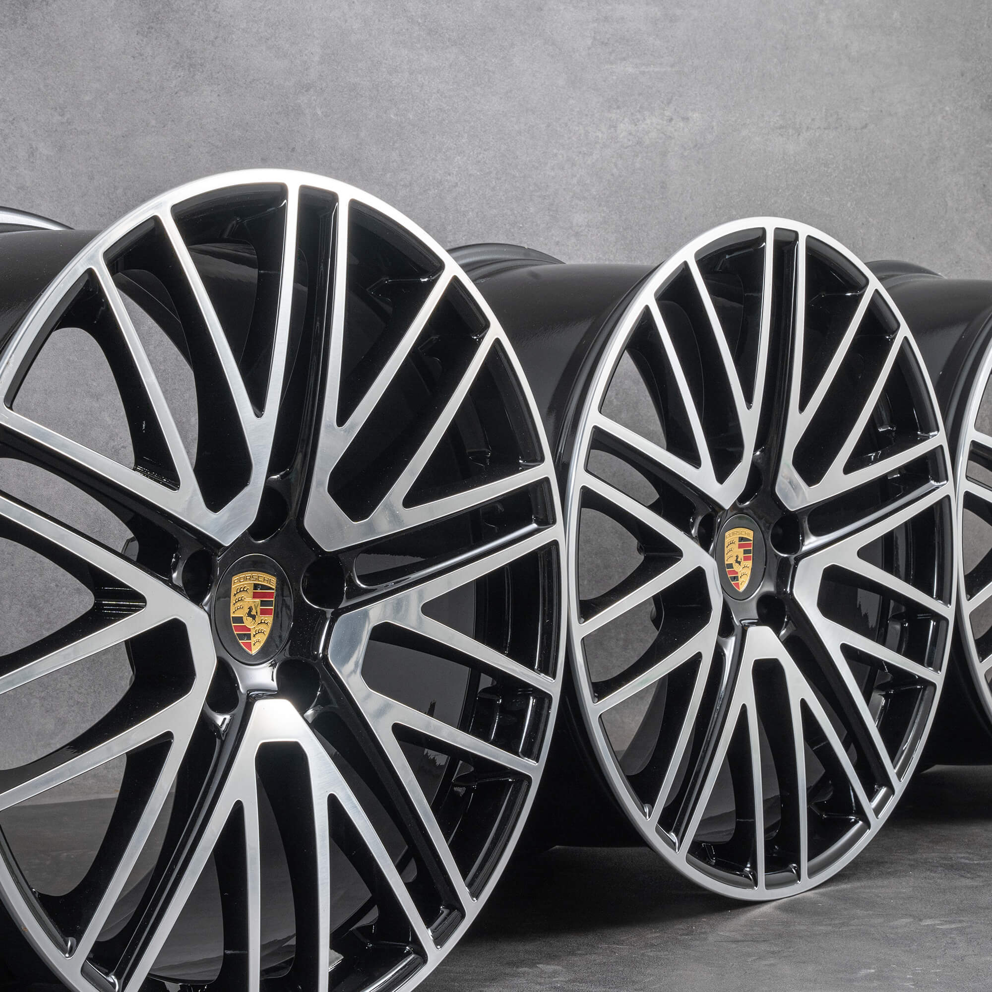 Originale Porsche Cayenne Coupe-fælge 9YA II 22 tommer Turbo V 9Y0601025CA NYT