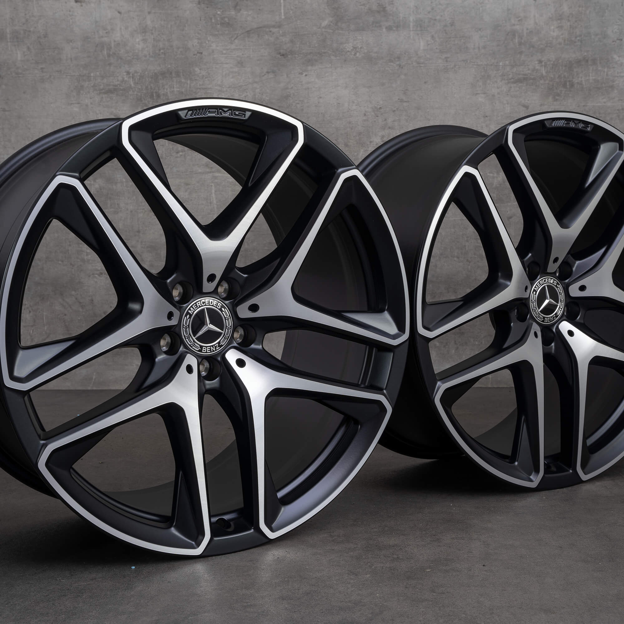 Mercedes AMG 21 inch rims GLE 53 SUV V167 A1674014200 A1674014300 black NEW