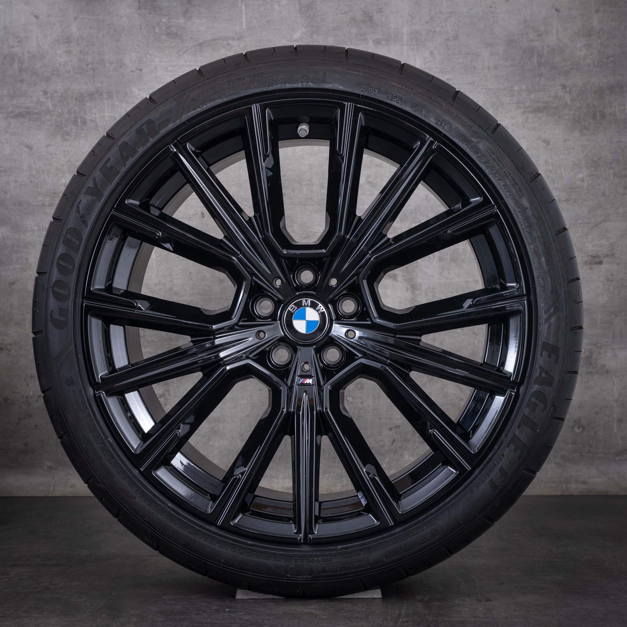 OEM BMW 6 Series 7 Series winter wheels 20inch G32 GT Gran Turismo G11 G12 rims Styling 817 M 8745914 8745915 gloss black
