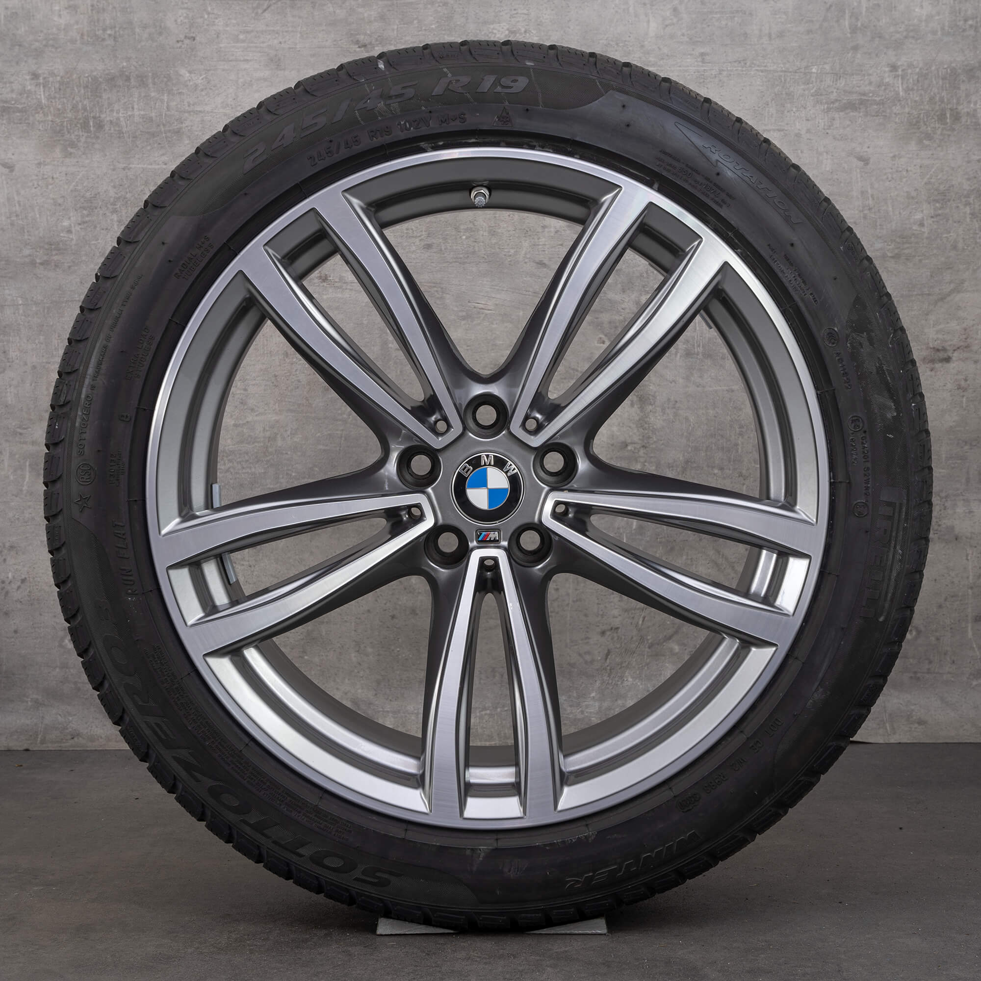 BMW 19 Zoll Felgen 7er G11 G12 6er GT G32 Winterräder Styling 647 M 7850579