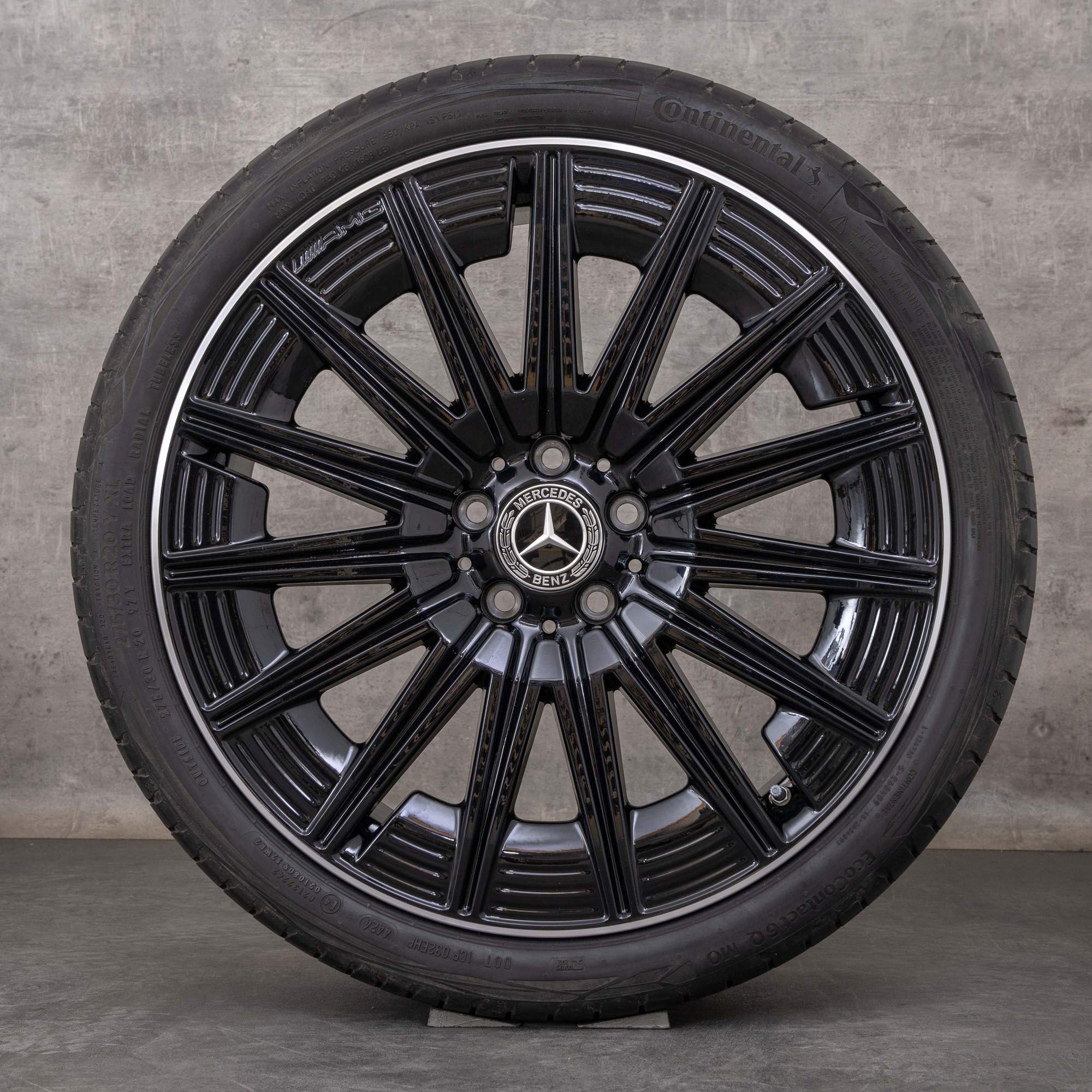 Alkuperäiset Mercedes-Benz CLE AMG vanteet 20 tuumaa 236 kesäpyörät A2364012300 A2364012400 moni-puolainen muotoilu musta Kiillotettu