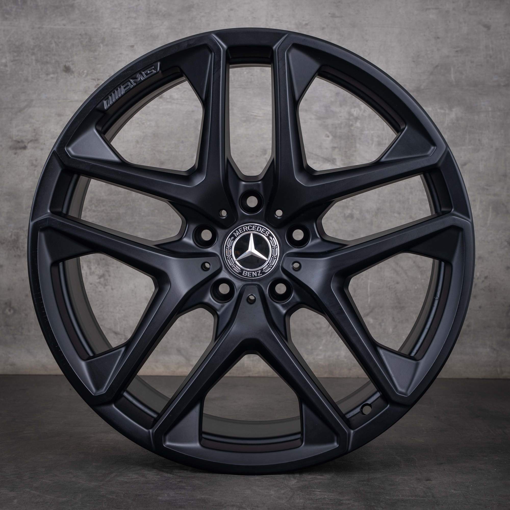 Original Mercedes Benz G-Klasse G63 AMG Felgen 21 Zoll W463A W465 A4634011900 schwarz matt