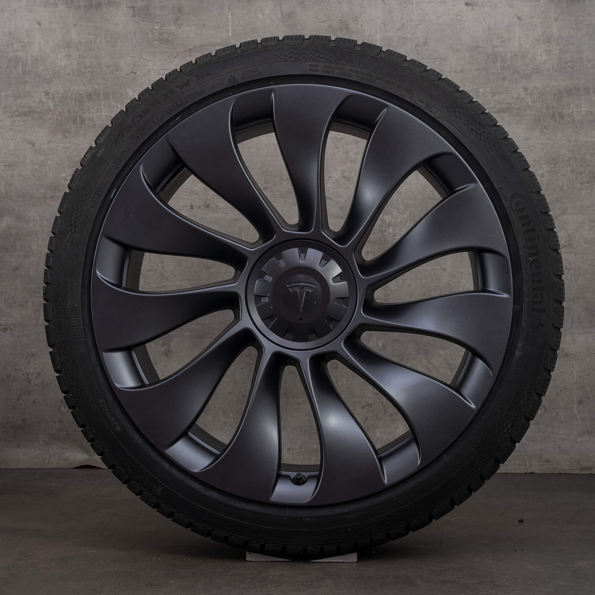 Alkuperäiset Tesla Model Y:n talvirenkaat 21 tuuman vanteet overturbine 1188226-00-C 1188227-00-C harmaa