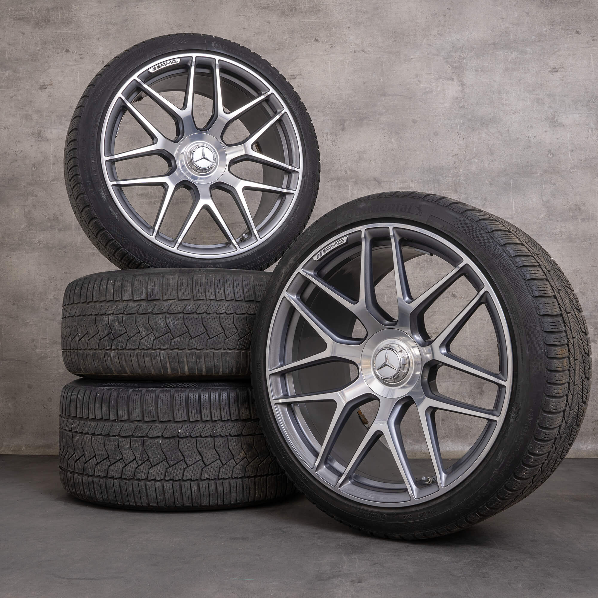 Originální disky Mercedes Benz AMG GT 43 53 63 S 4Matic+ & E Performance 21" X290 4-Trer Winterrder A2904010800 A2904010900