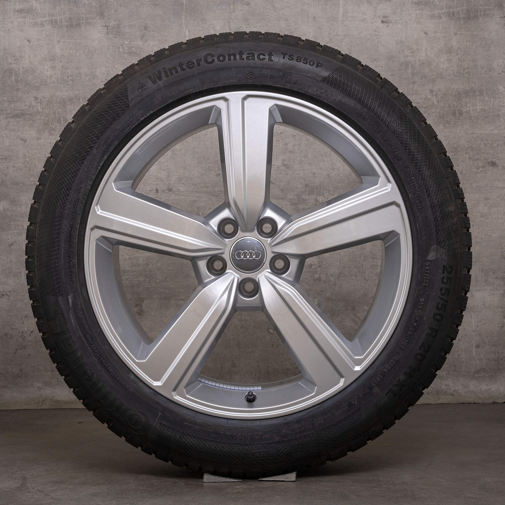 Originální zimni alu kola Audi e-tron & Q8 20" ráfky GEN GEA 4KE601025S stříbrné NOVÁ