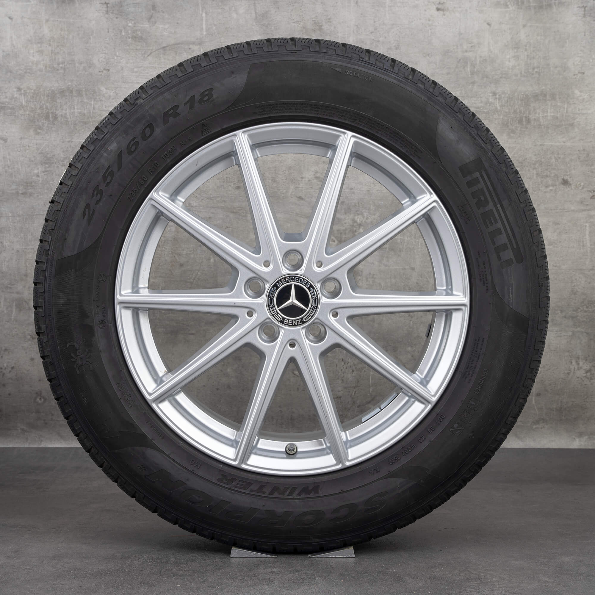 Mercedes Benz 18 inch rims GLE SUV V167 winter tires winter wheels 5 - 6 mm