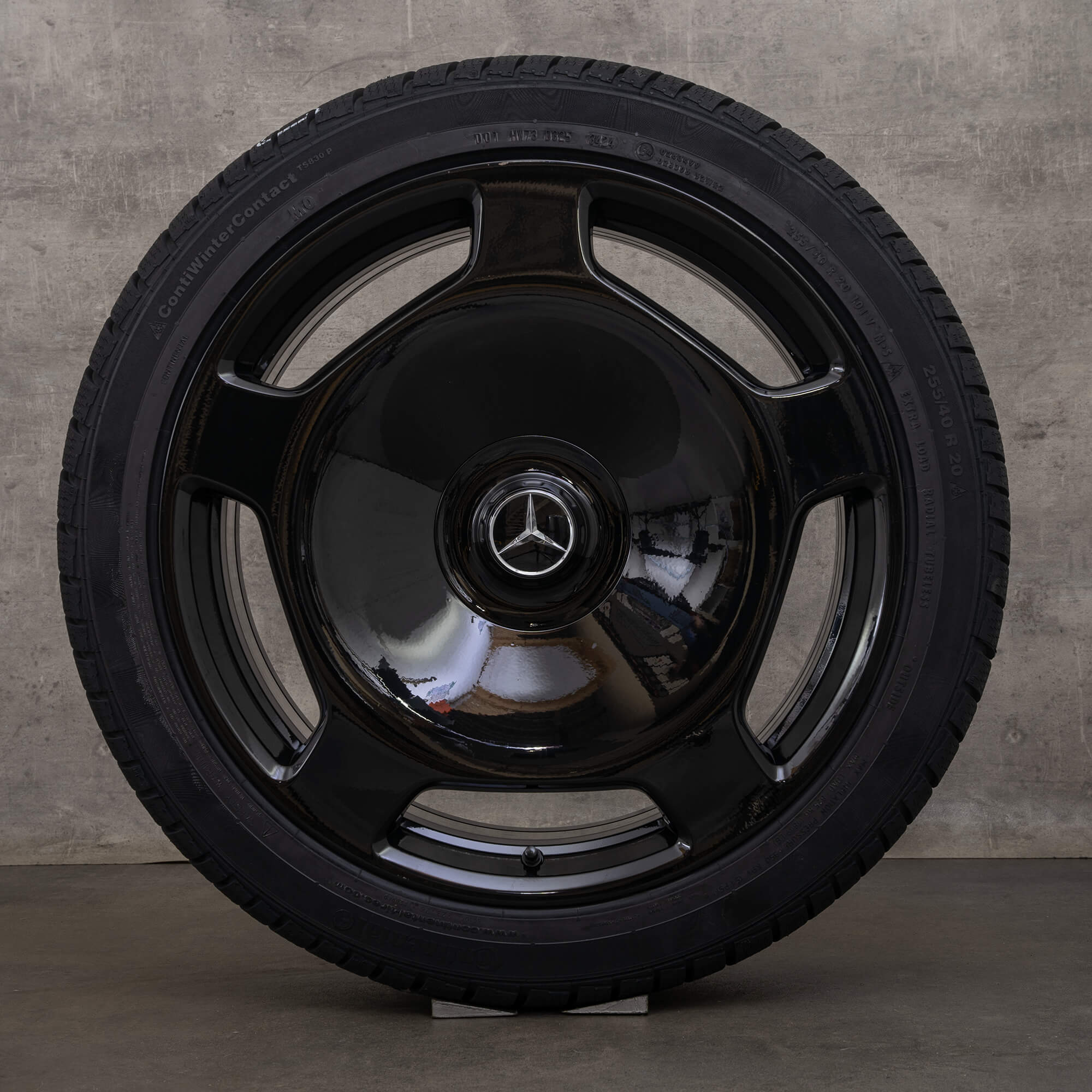 Llantas originales Mercedes Maybach Clase S de 20 pulgadas Z223 W223 llantas verano A2234014200 A2234014300 negro brillante