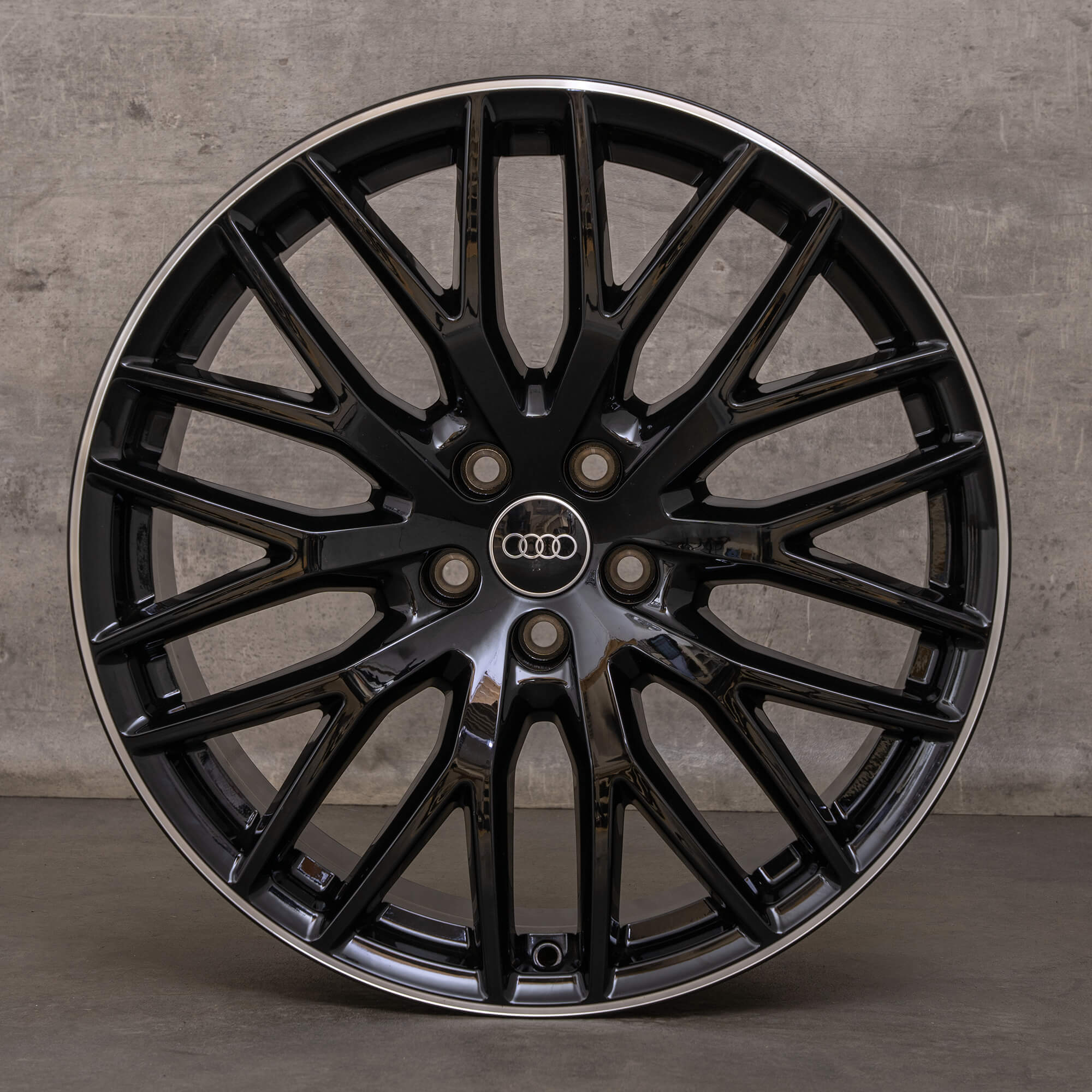 Jantes d'origine Audi Q7 20 pouces 4M 4M0601025DR noir brillant