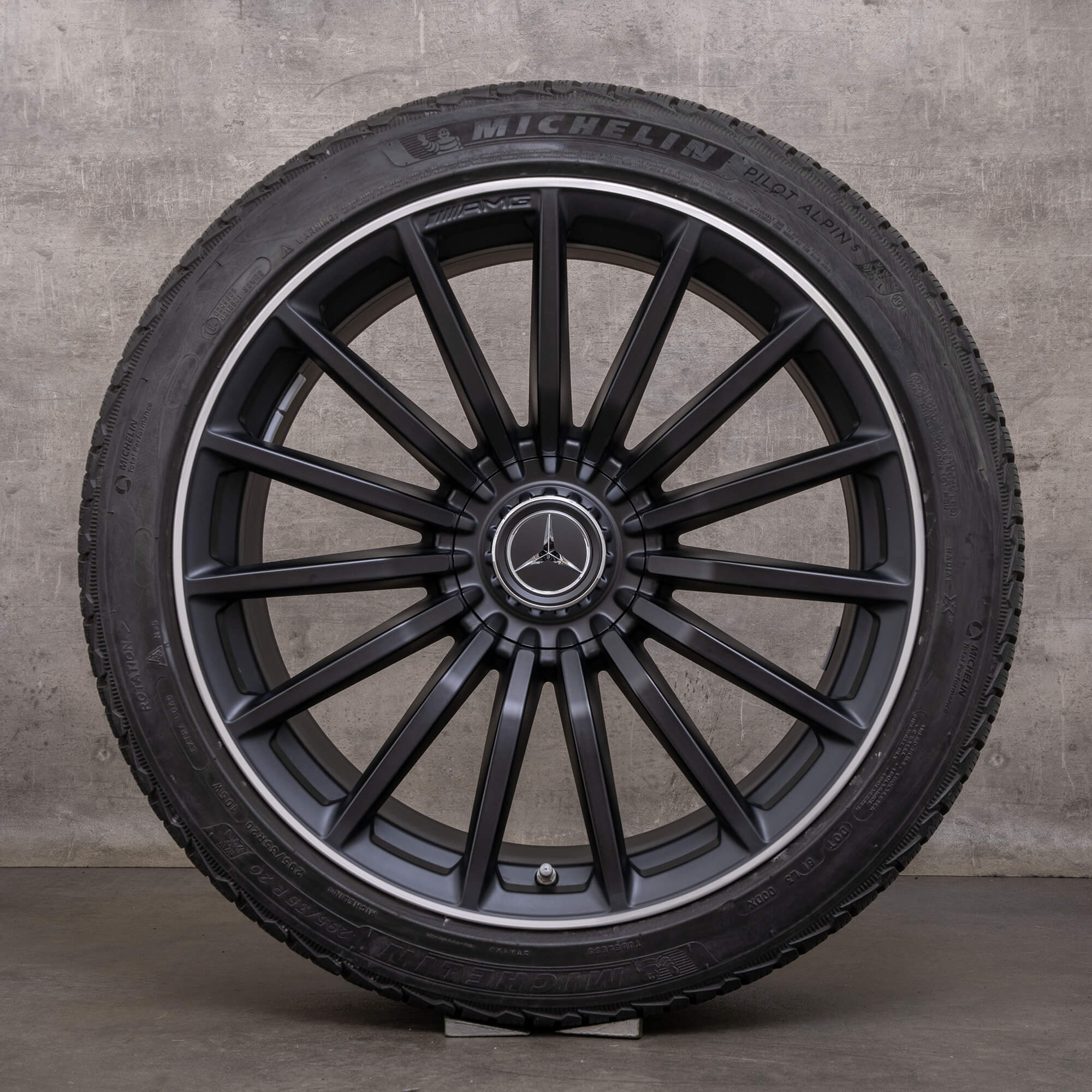 Jantes AMG Mercedes Benz GT 43 53 63 & S 4Matic+ Winterrder 20 polegadas X290 4-Trer jantes A2904010600 A2904010700 preto mate brilhante torneado