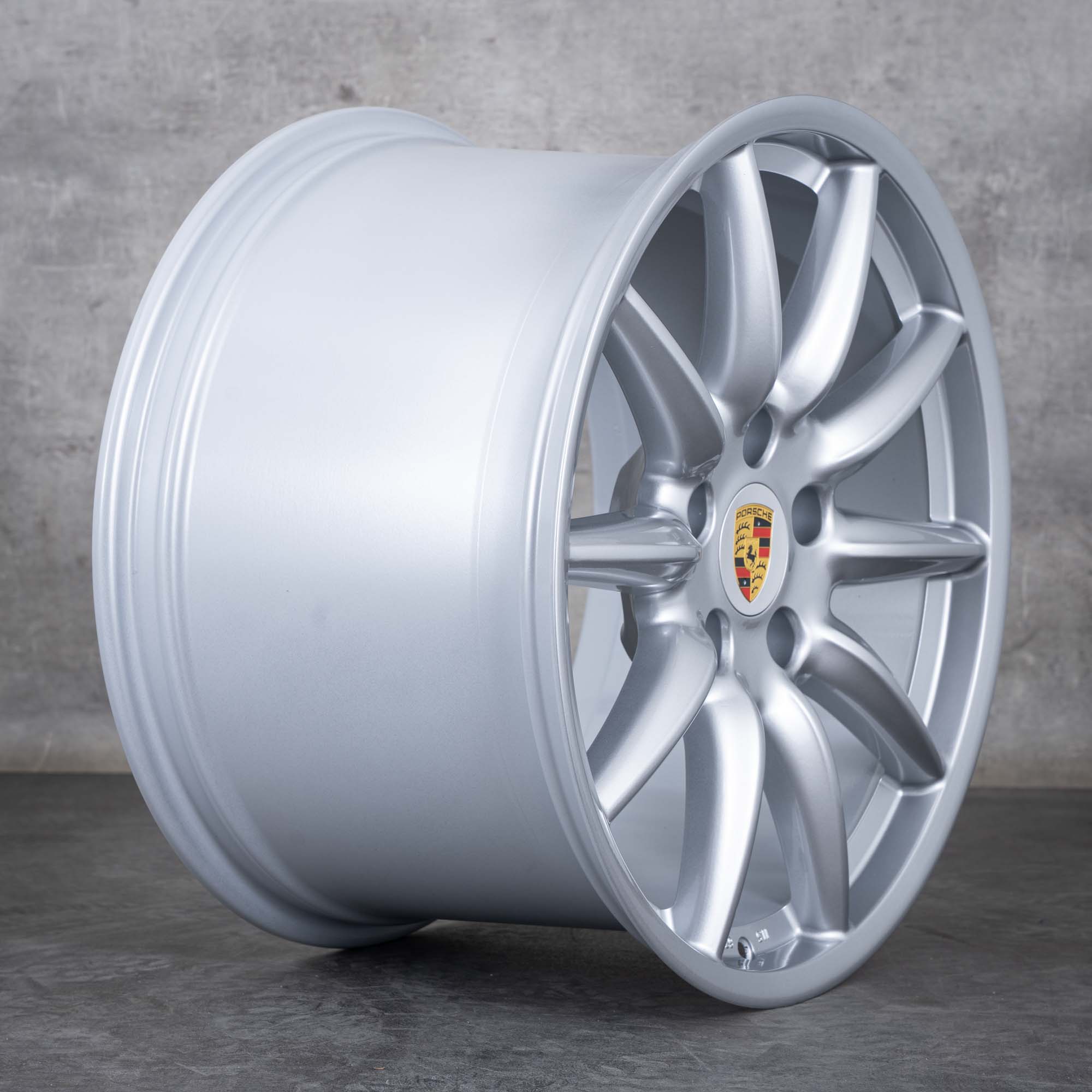 Original Porsche 997 Carrera Felge 19 Zoll C2 C4 99736216255 silber glanz