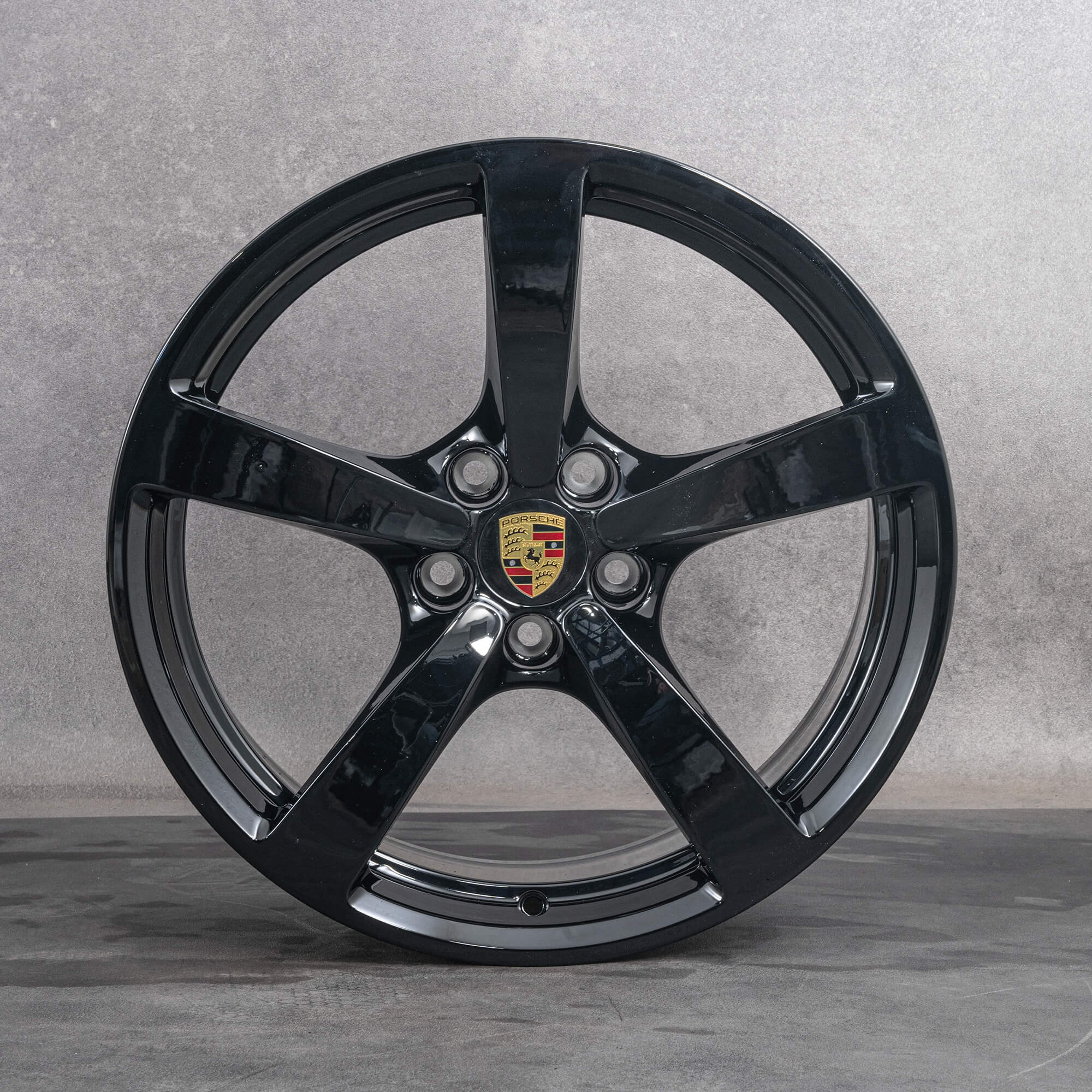 1x cerchio originale Porsche da 18 pollici Macan 95B in alluminio 95B601025DA 8J ET21 nero