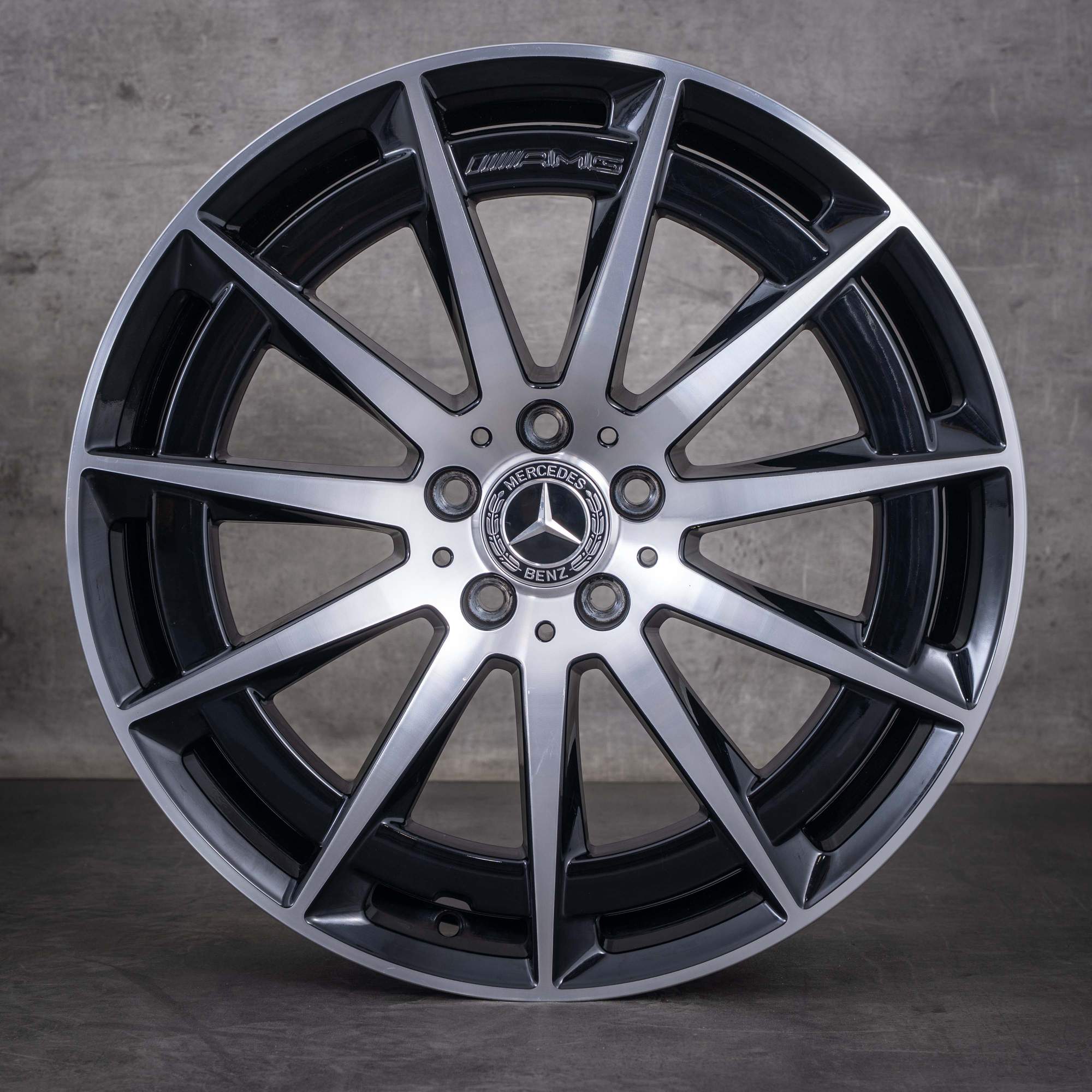 OEM Mercedes-Benz EQC 20inch rims N293 A2934010800 A2934010900 Black diamond cut