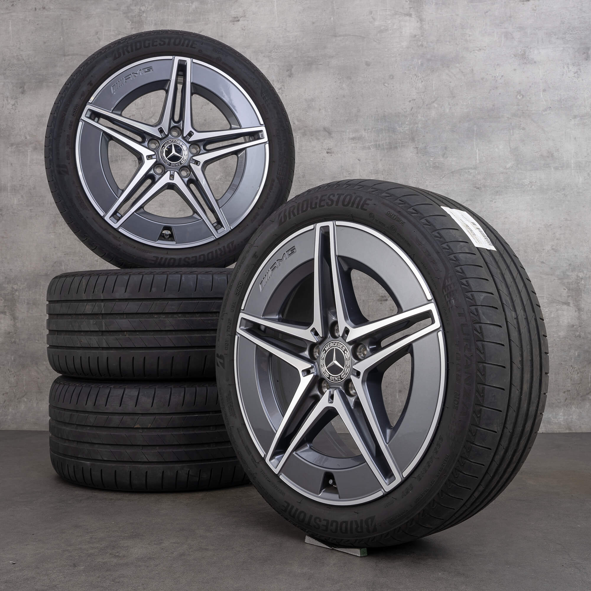 Mercedes 18 Inch Rims Mercedes 18 inch rims C-Class W206 S206 C300e C400e summer tires wheels