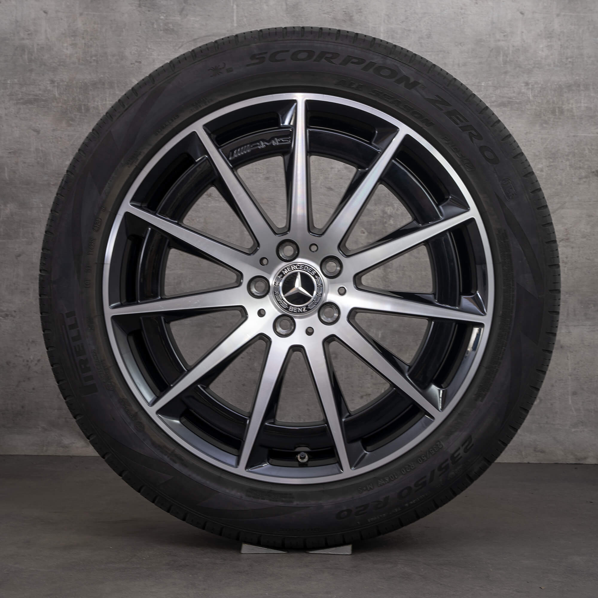 Originale Mercedes EQC N293 20-tommers sommerdekk felger A2934010800 A2934010900