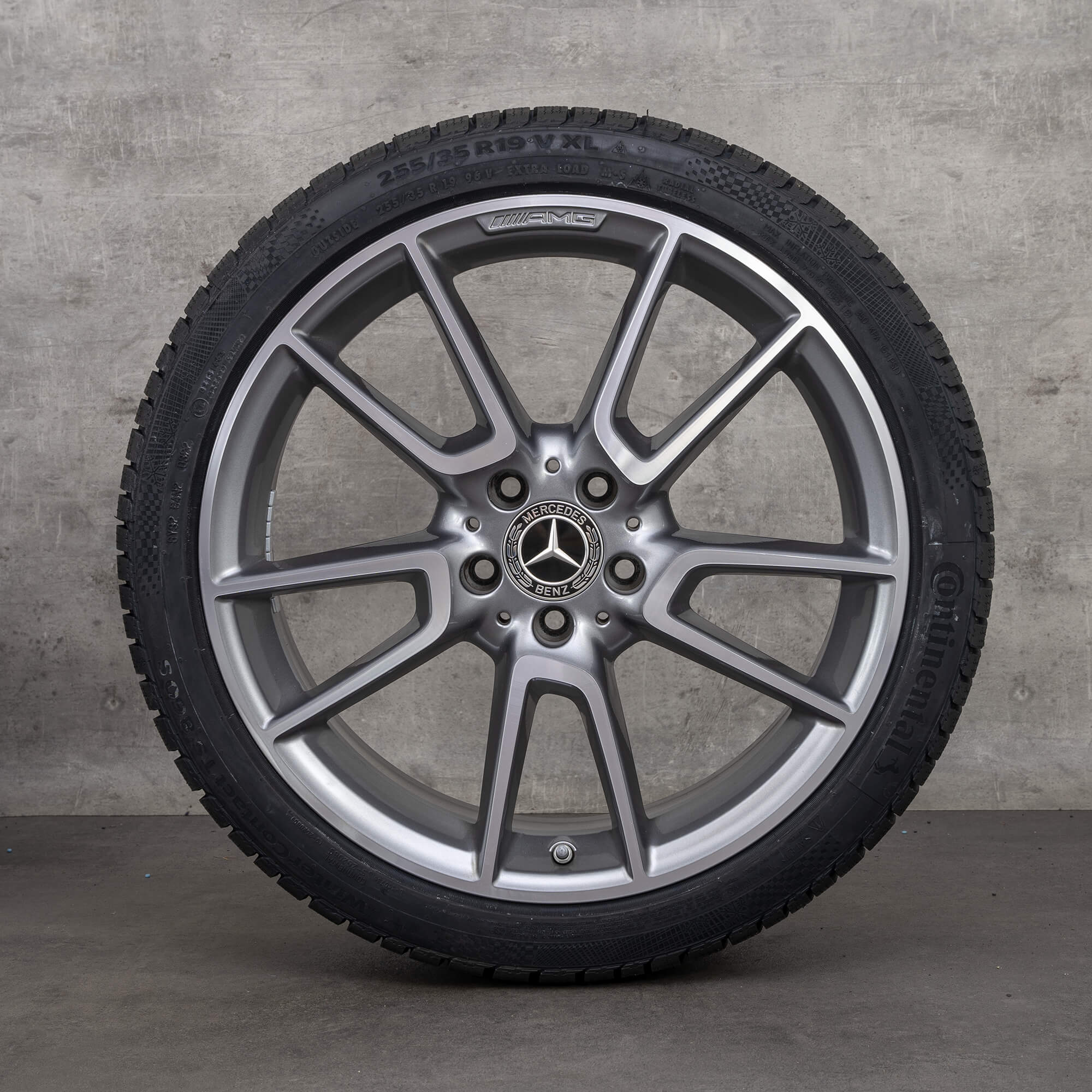 AMG 19 tommer Mercedes Benz fælge C-klasse C43 AMG 450 Sport W205 vinterhjul