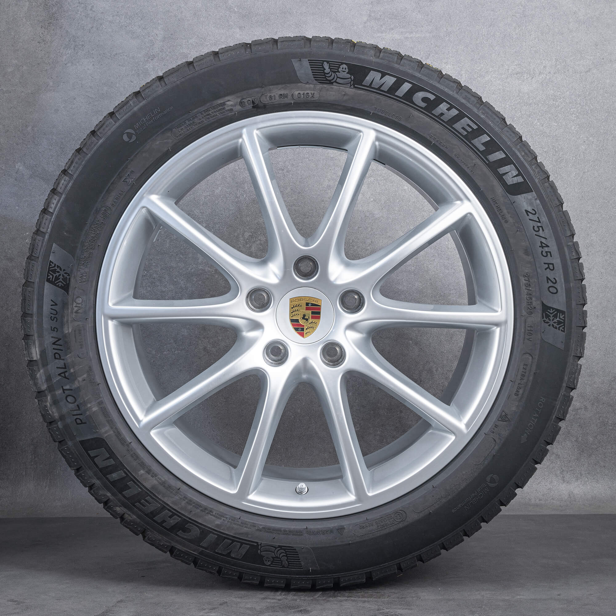 Oryginalne felgi Porsche 20 cali Cayenne 9Y3601025AB koła zimowe opony nowe