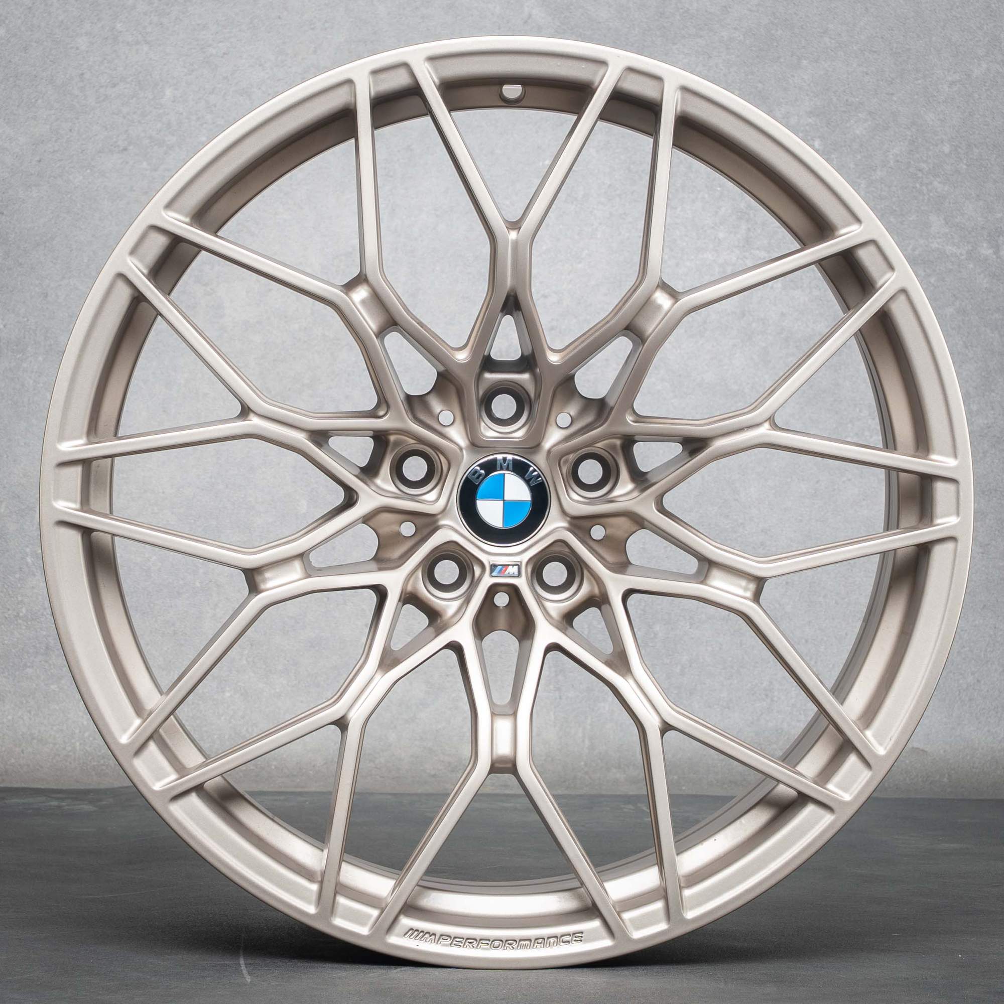 Oryginalne felgi BMW M2 M3 M4 20 21 cali G87 G80 G82 G83 Styling 1000 M 8746991 8746992 złoty brąz mat