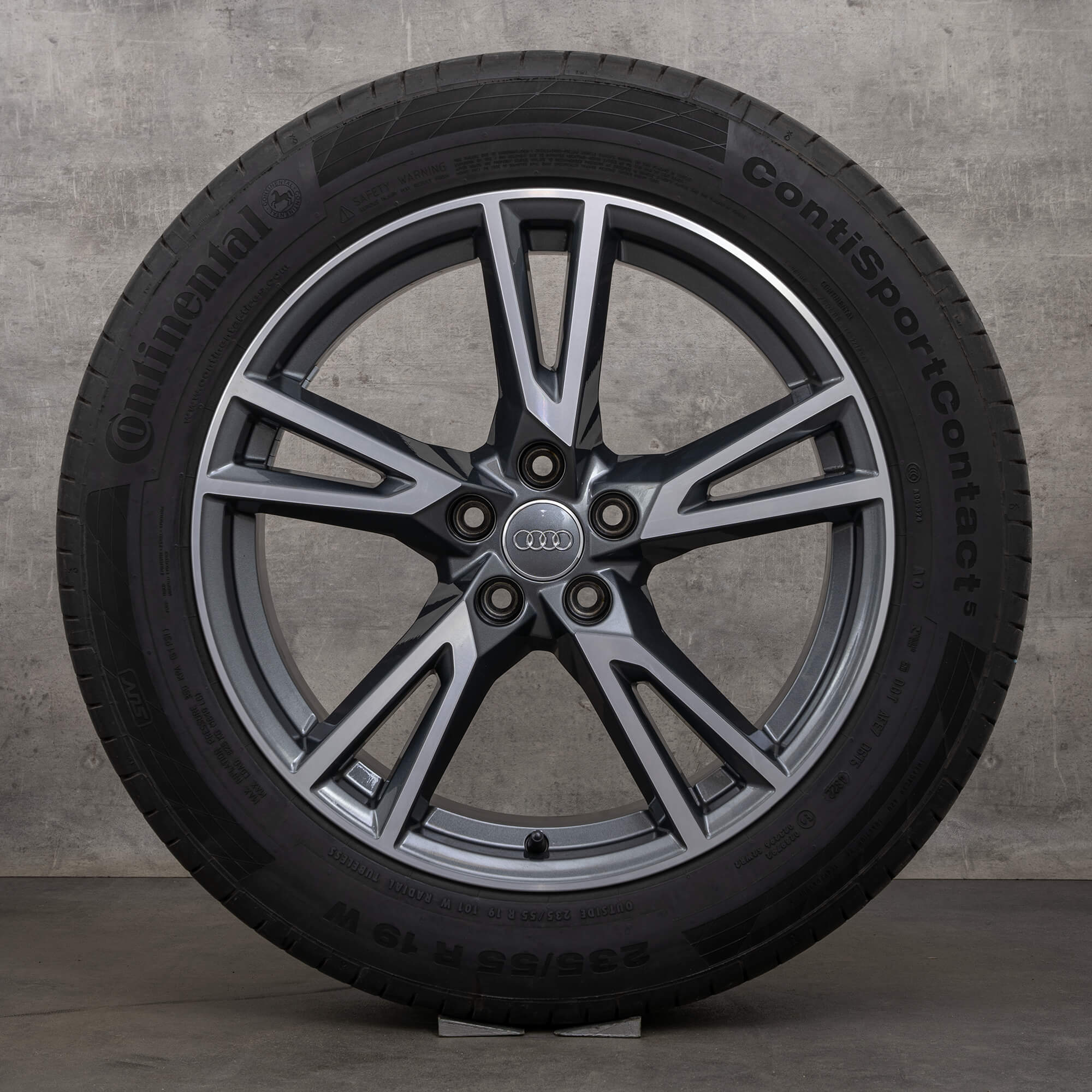 Audi Q5 SQ5 II FY summer wheels tires 19 inch rims S line 80A601025R
