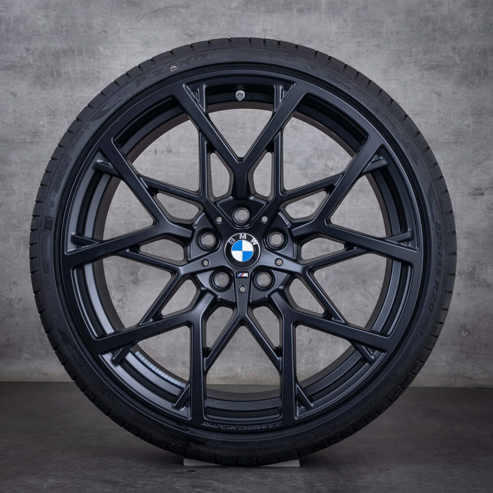 Oryginalne felgi BMW serii 3 20 cali G20 G21 koła letnie stylizacja 795 M 6893514 6893515 czarny mat