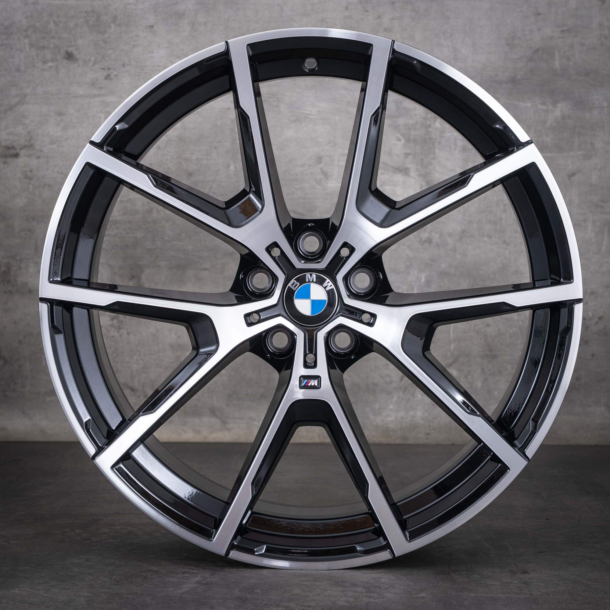 Alkuperäiset BMW 8-sarjan vanteet 20 tuumaa G14 G15 G16 Styling 728 M 8097240 8097241 Kiillotettu musta UUDET