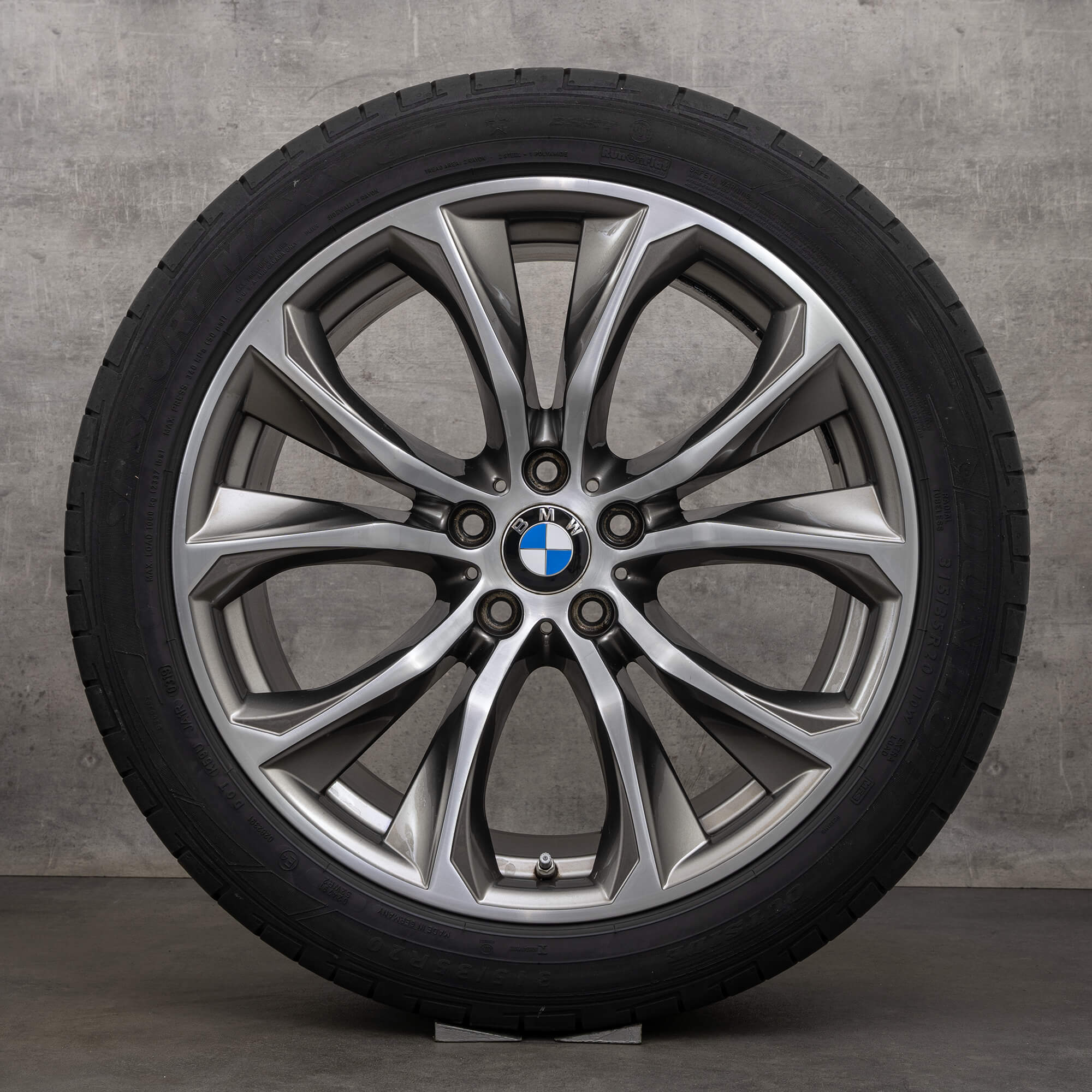 BMW 20 tommer aluminiumsfælge X5 F15 E70 X6 F16 sommerhjul sommerdæk fælge