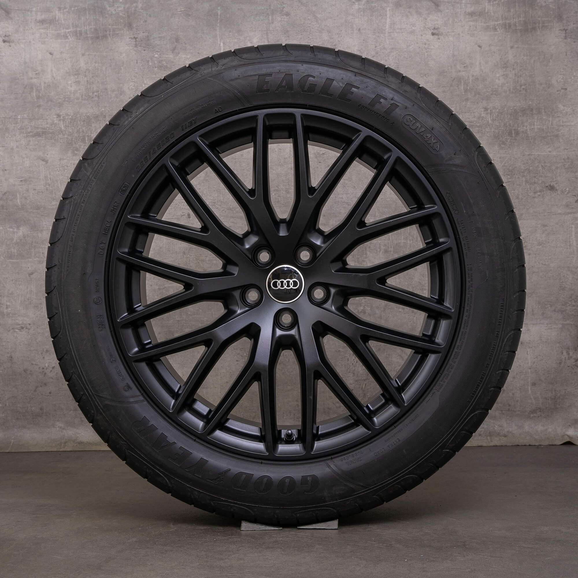 Original Audi Q7 SQ7 Jantes 20 pouces 4M roues d'été 4M0601025Q noir mat