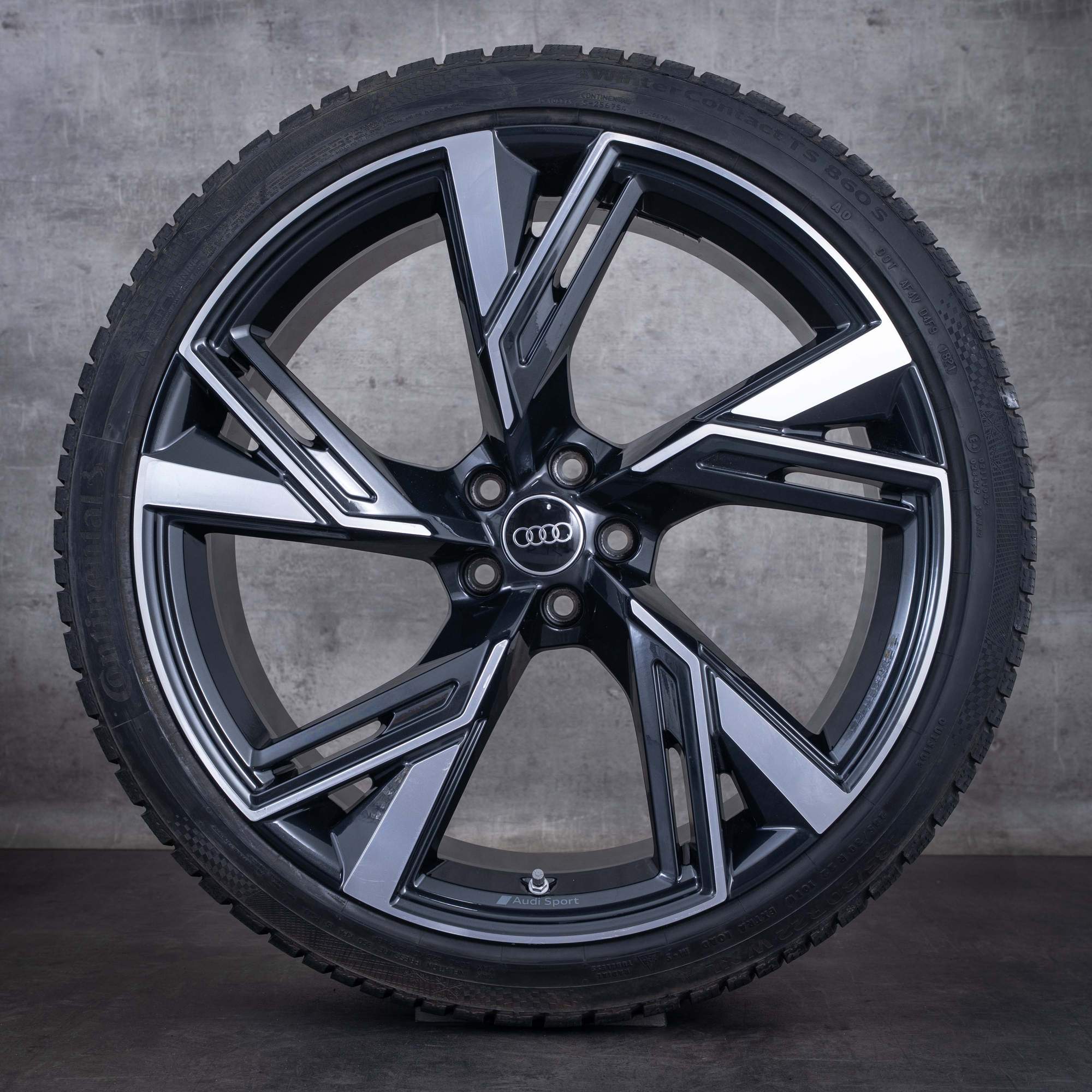 Roues hiver d'origine Audi RS6 RS7 22 pouces 4K RS 4K0601025S granit front glanzgedreht - roue 3 sur 4