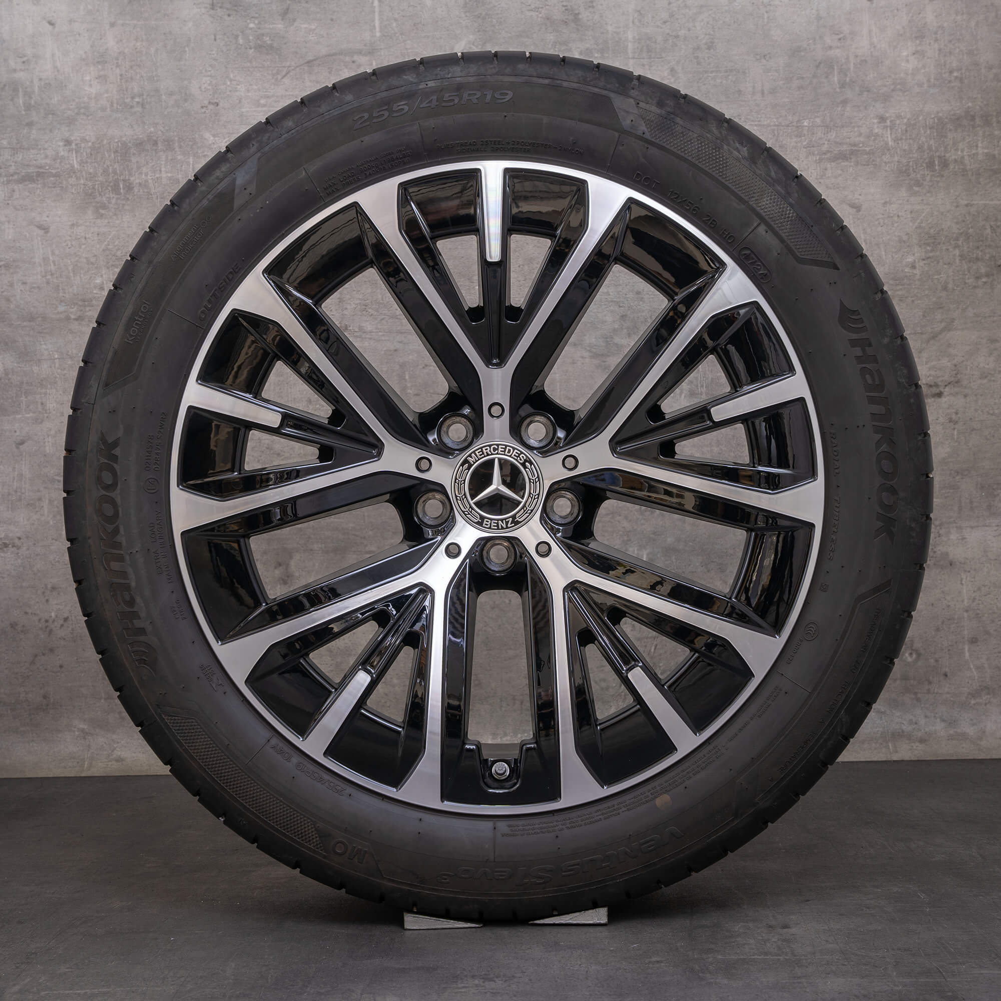 OEM Mercedes Benz E-Class All-Terrain winter tires 19 inch S214 X214 rims A2144014000 A2144014900 black glossy turned